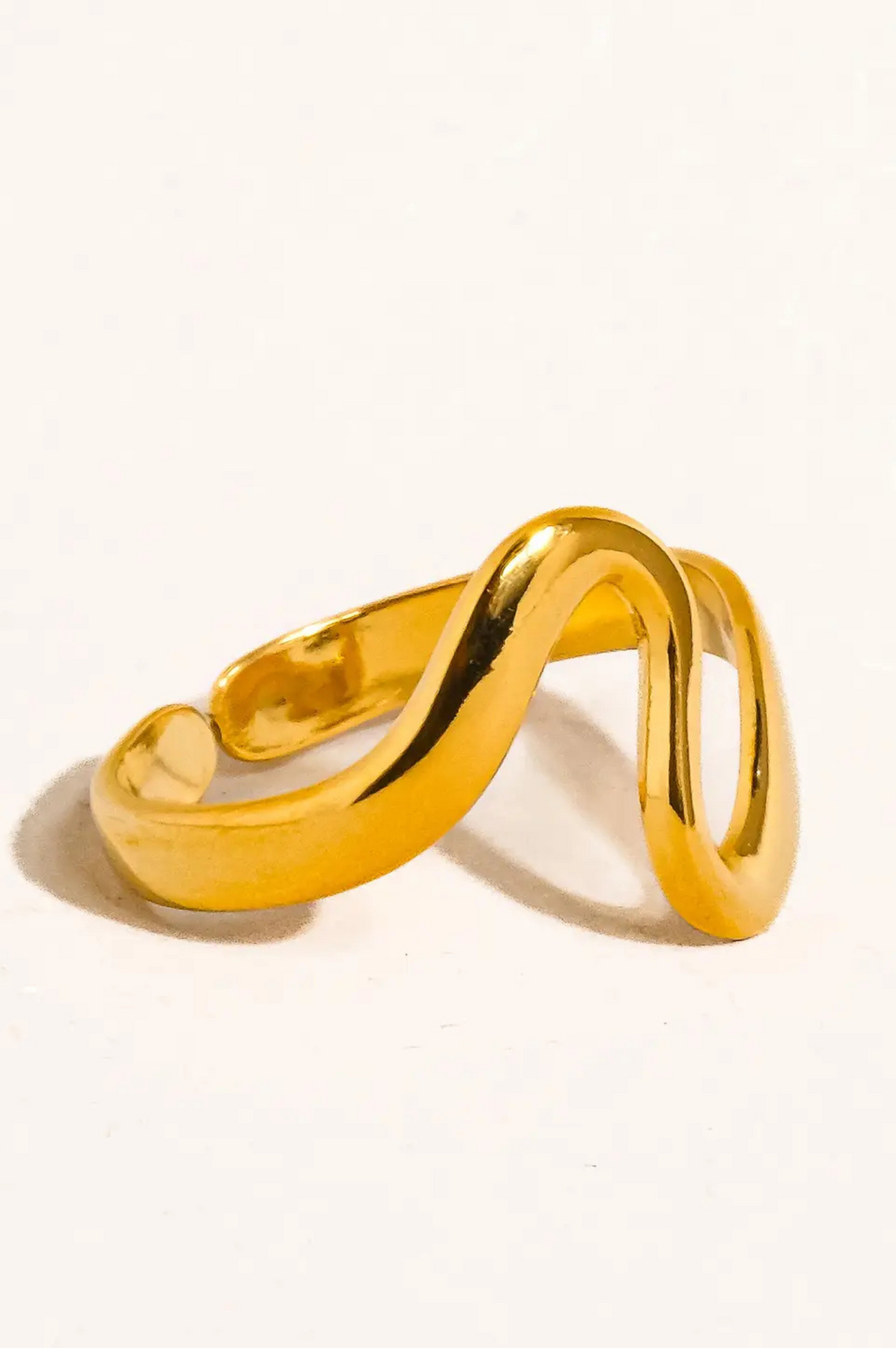 Arther Abstract Thin Ring