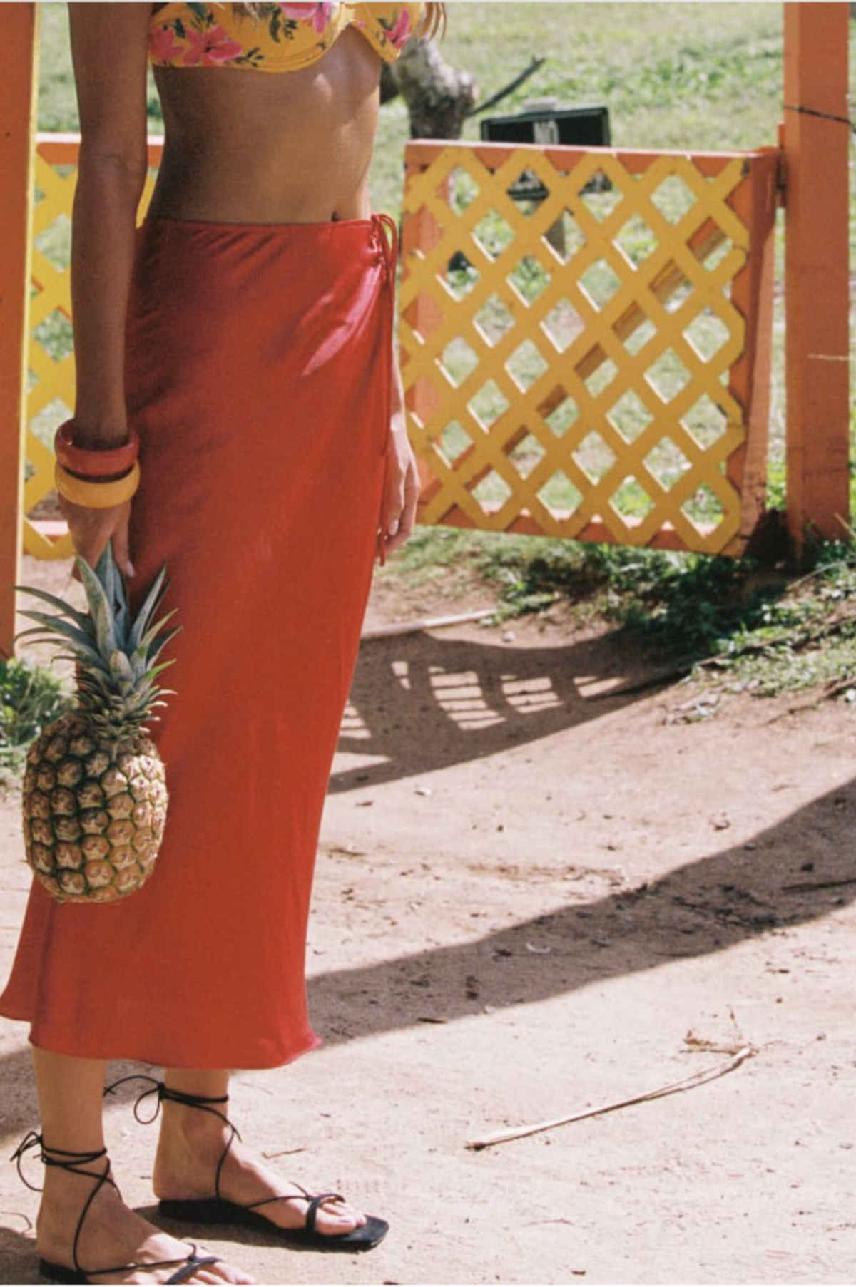 Kauai Keyhole Midi Skirt