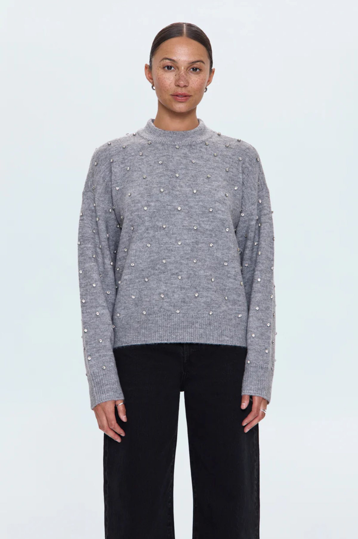 Aura Relaxed Crew Neck Sweater