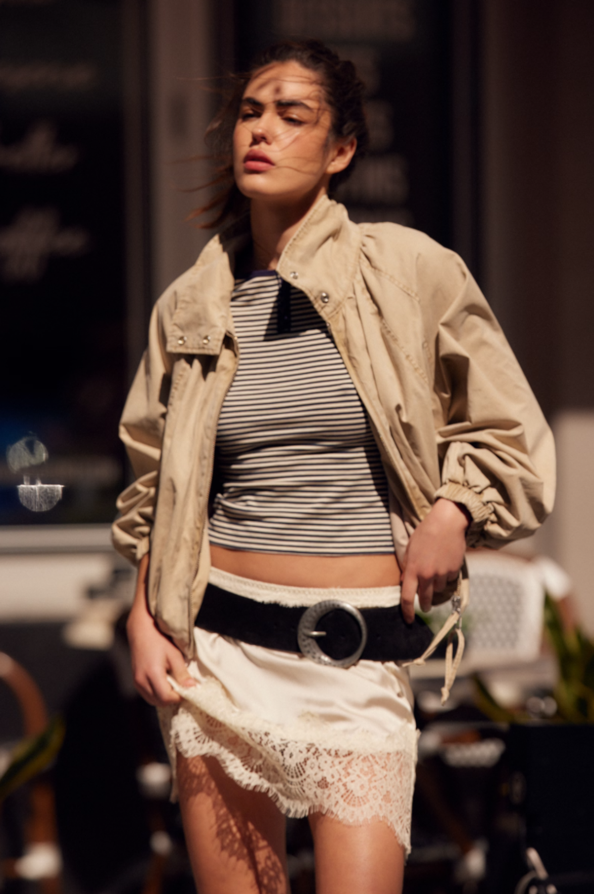 Chelsea Vegan Suede Jacket