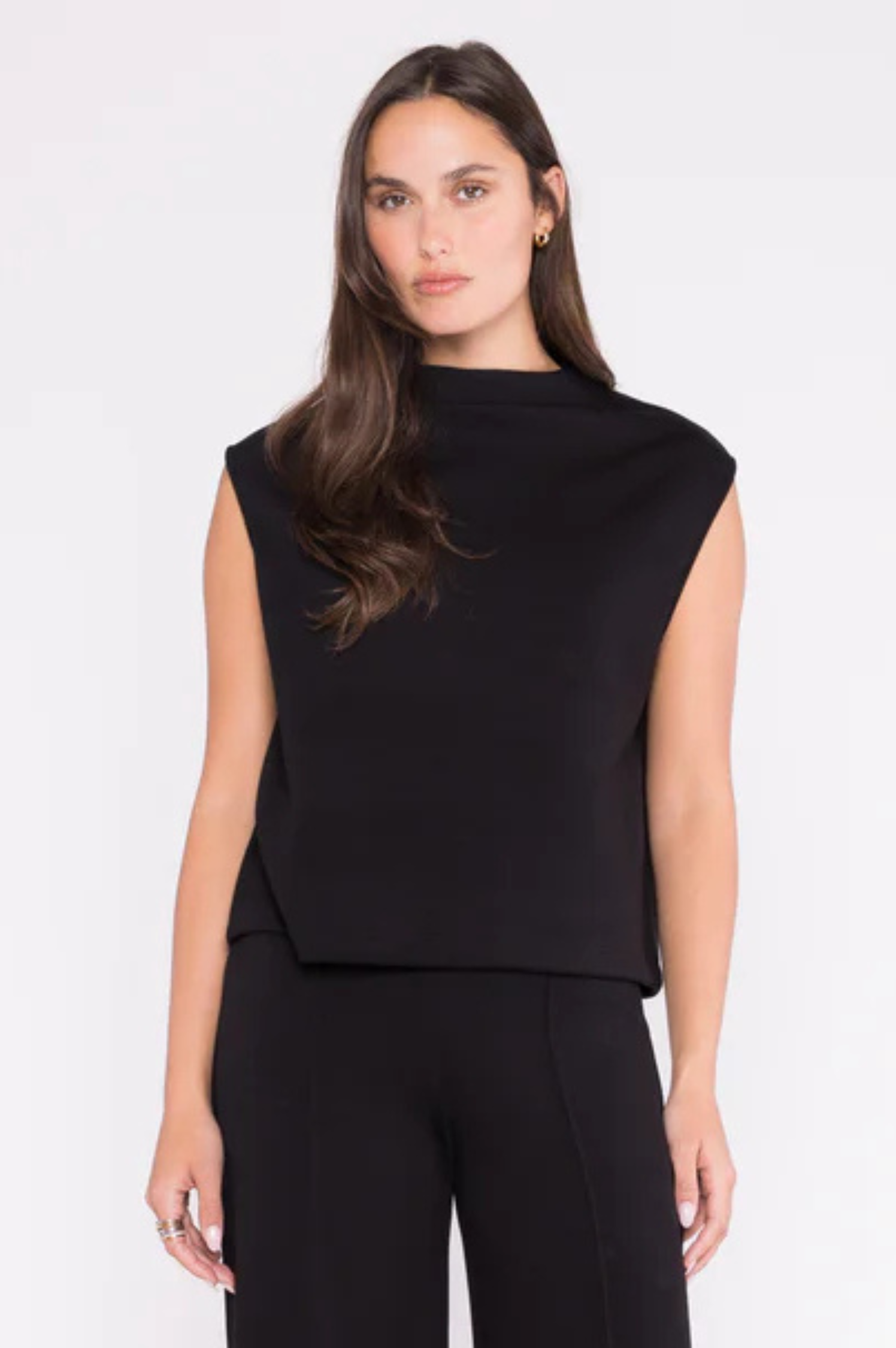 Scuba Cowl Neck Top