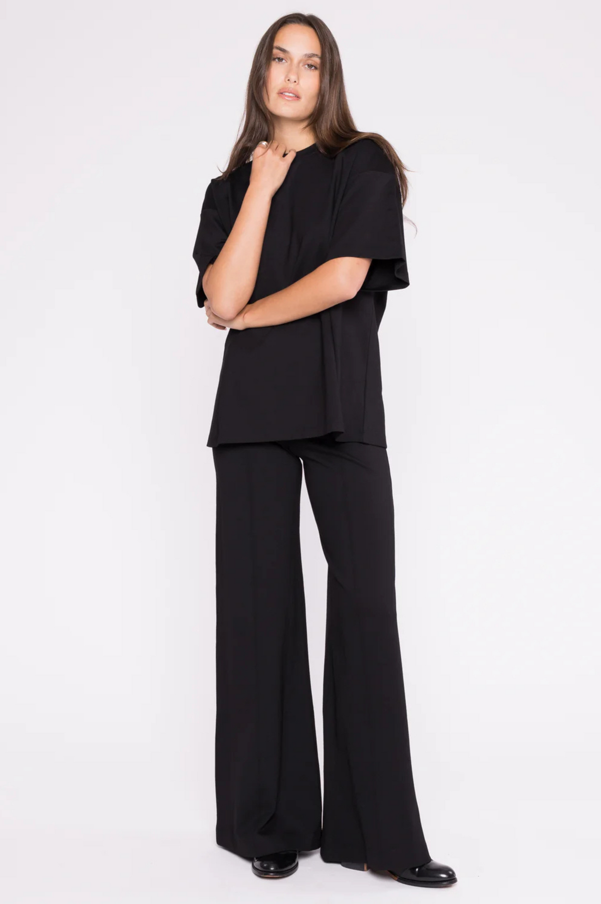 Ponte Knit Big Shirt