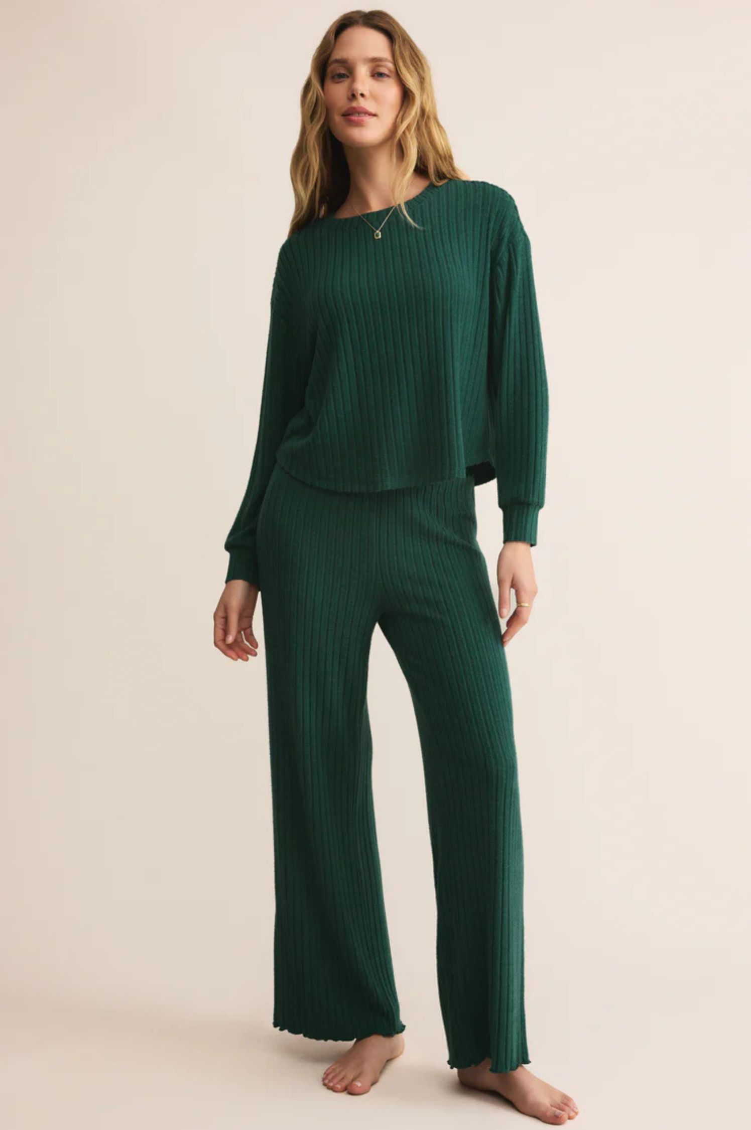 Elfie Rib Long Sleeve Top