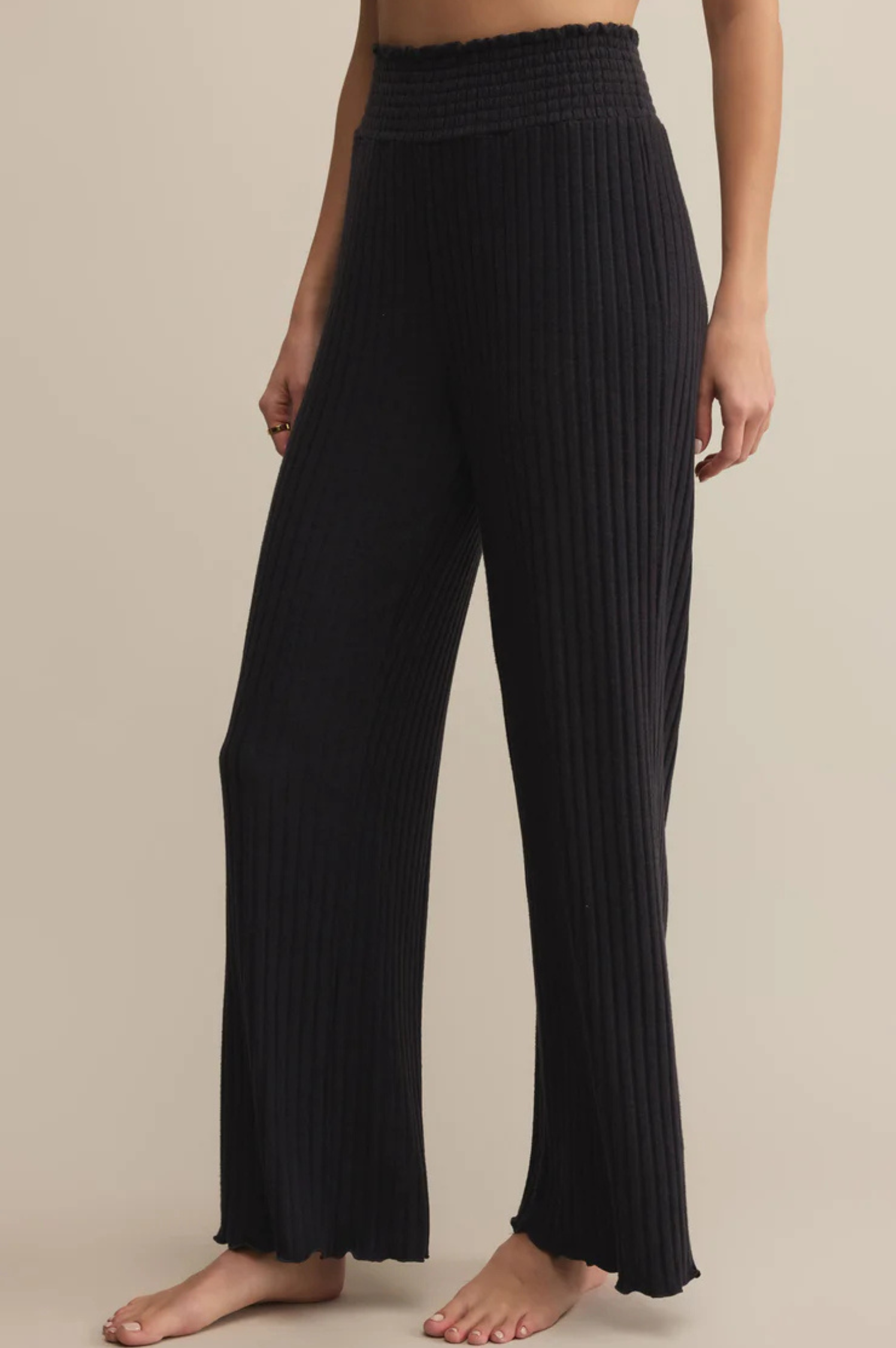 Dawn Smocked Rib Pant