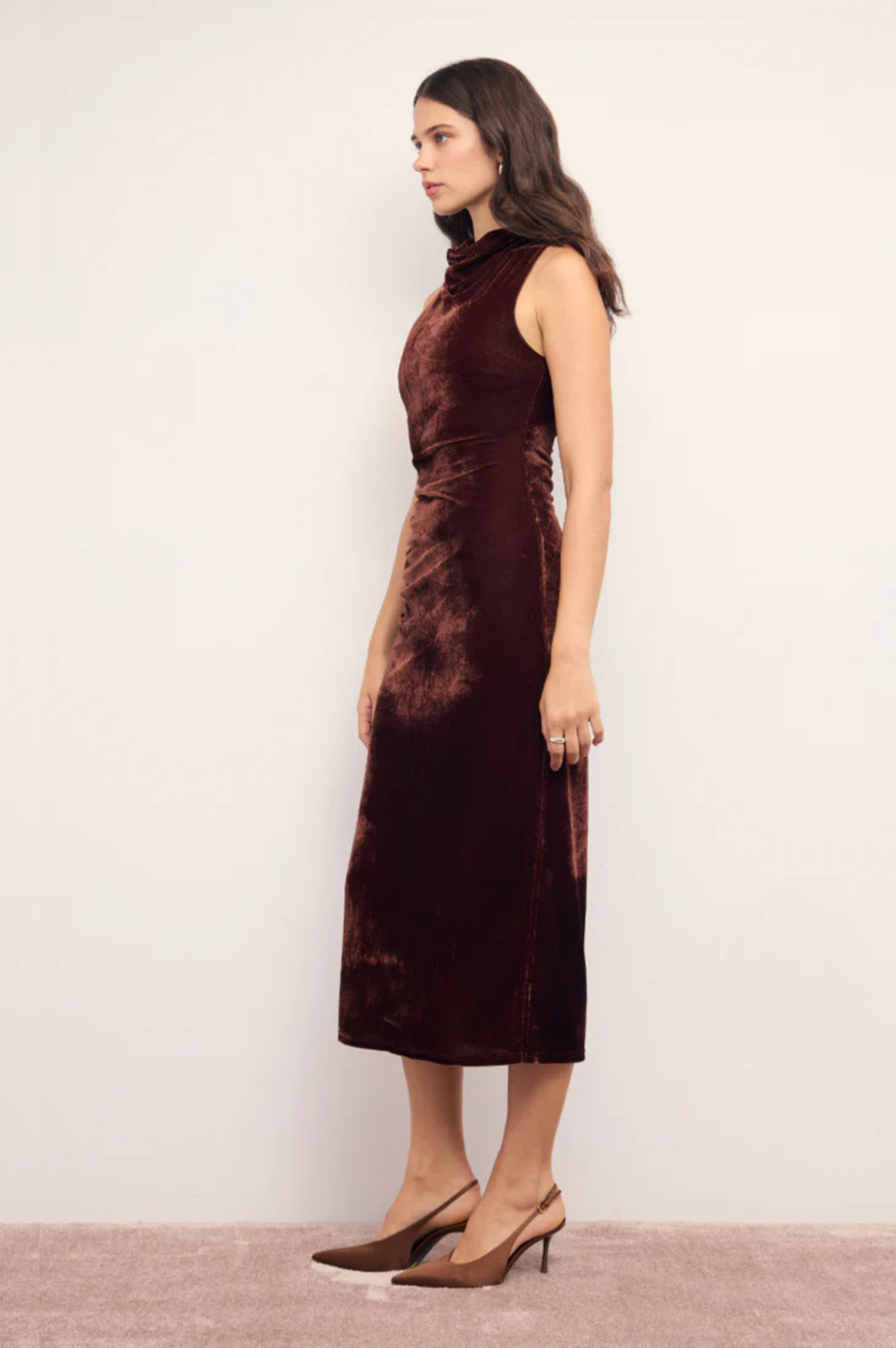 Sonja Velvet Midi Dress