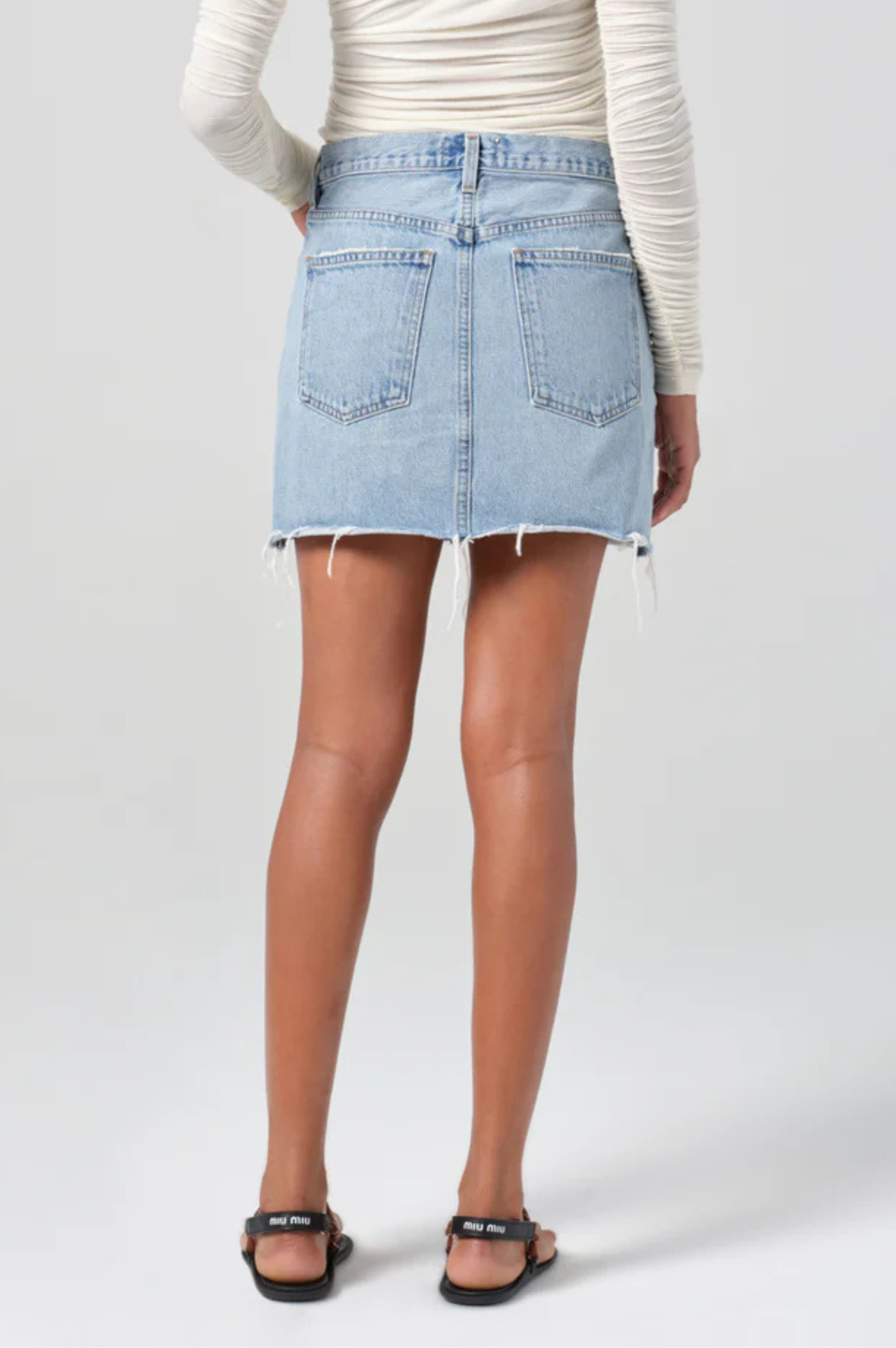 V-Waist Mini Skirt - Force