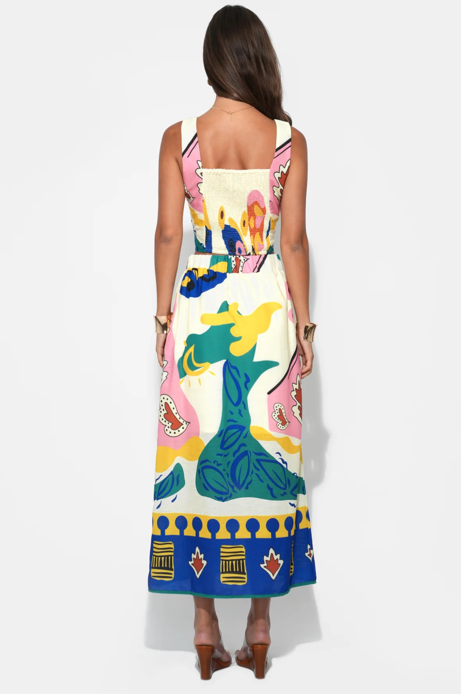 Annie Pull On Printed Skirt