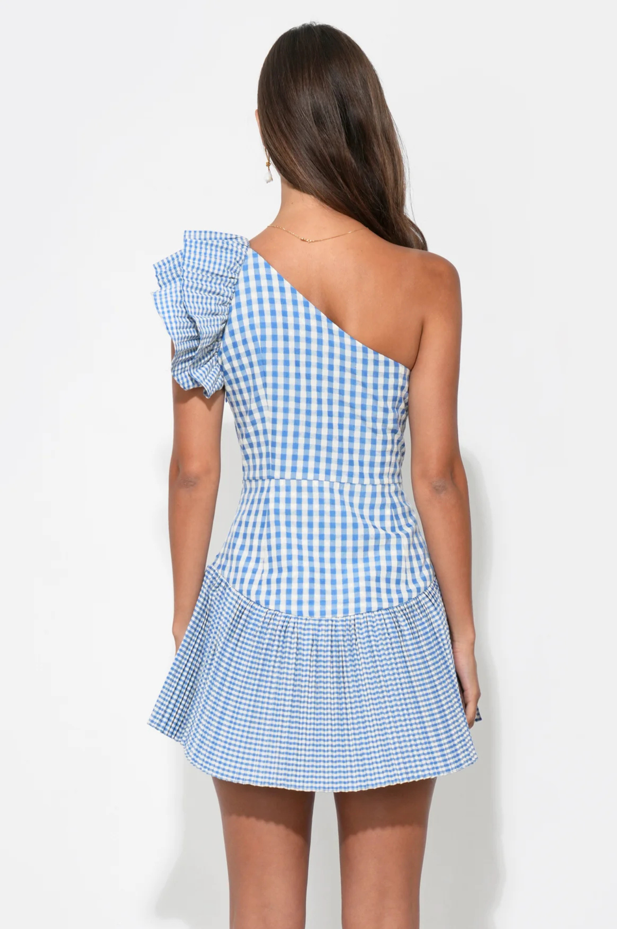 Ava Gingham Mini Dress