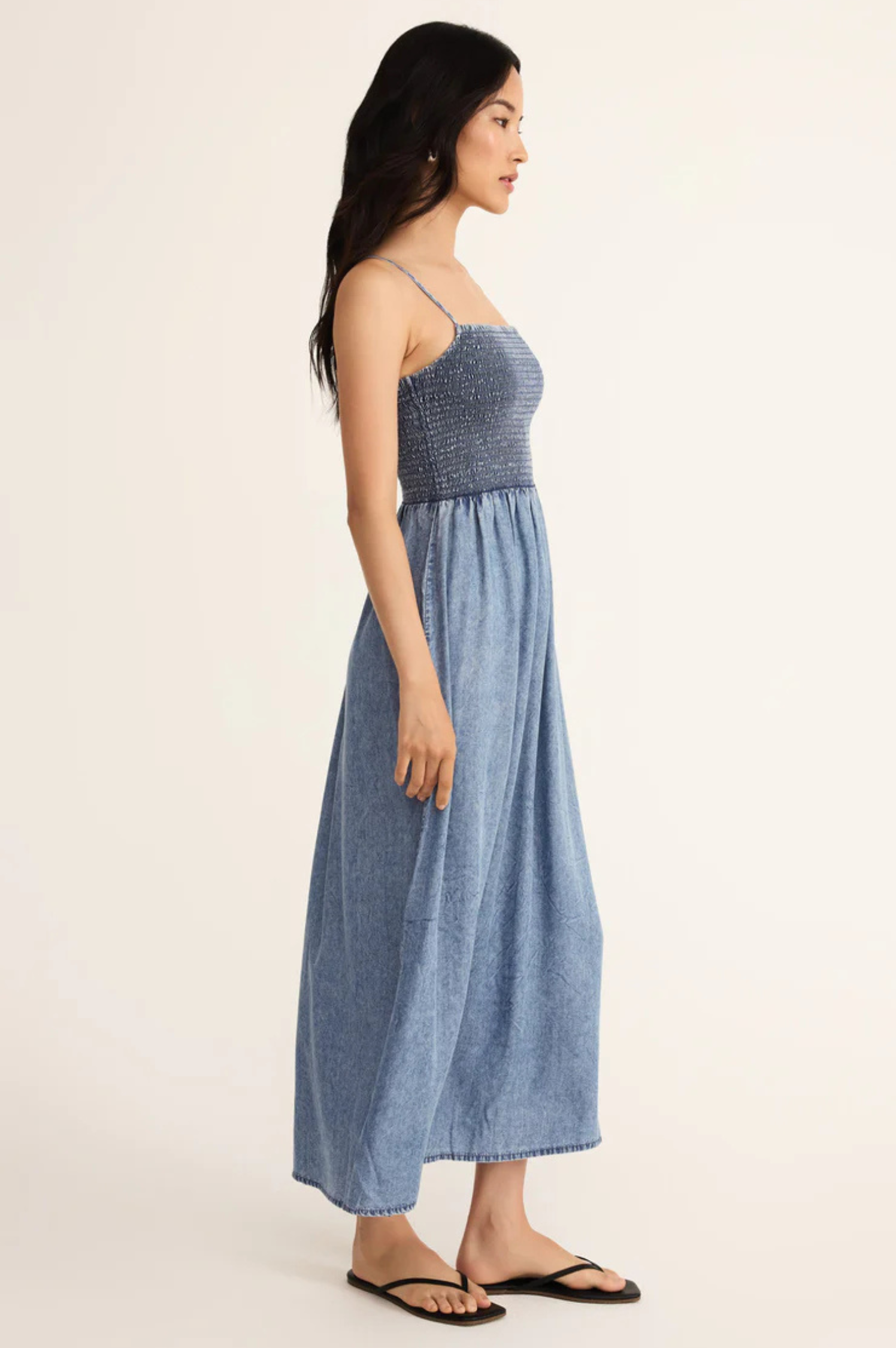 Bayside Chambray Maxi Dress