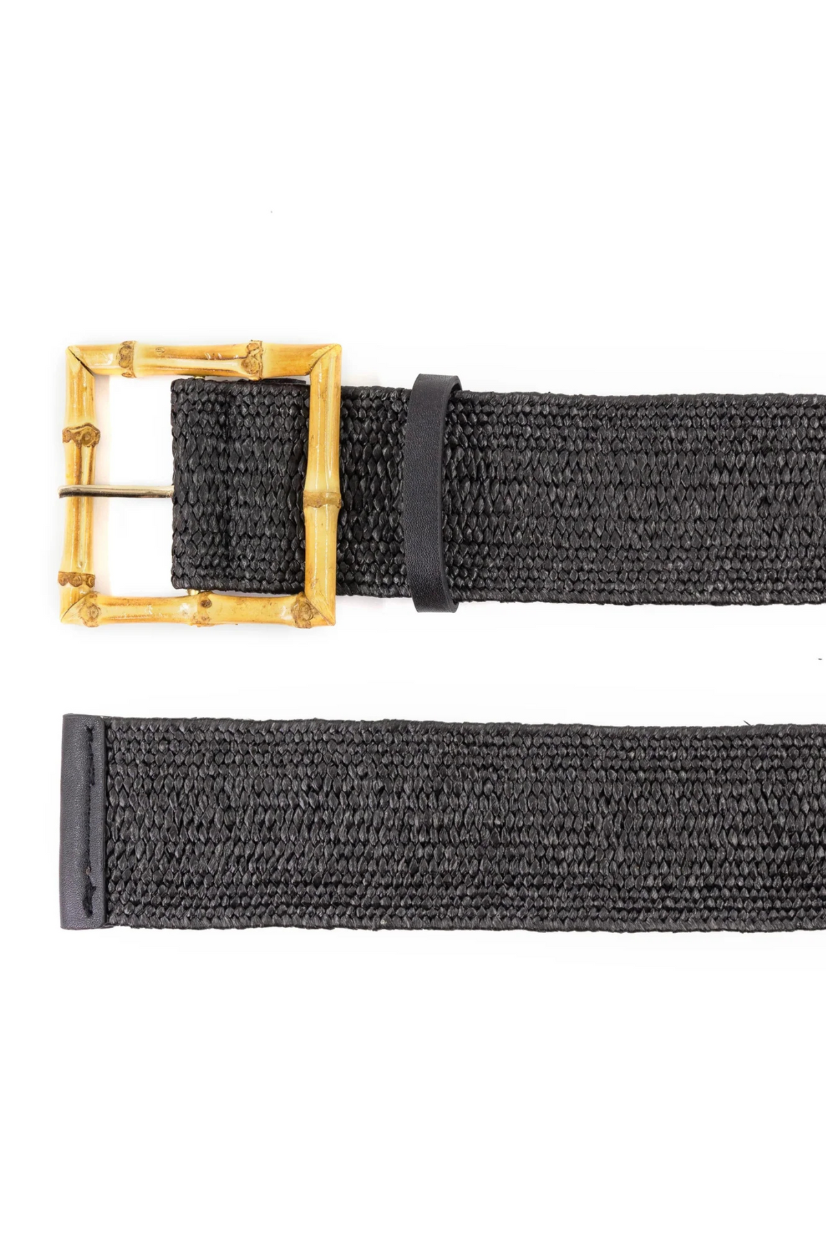Regan Square Bamboo Buckle Belt