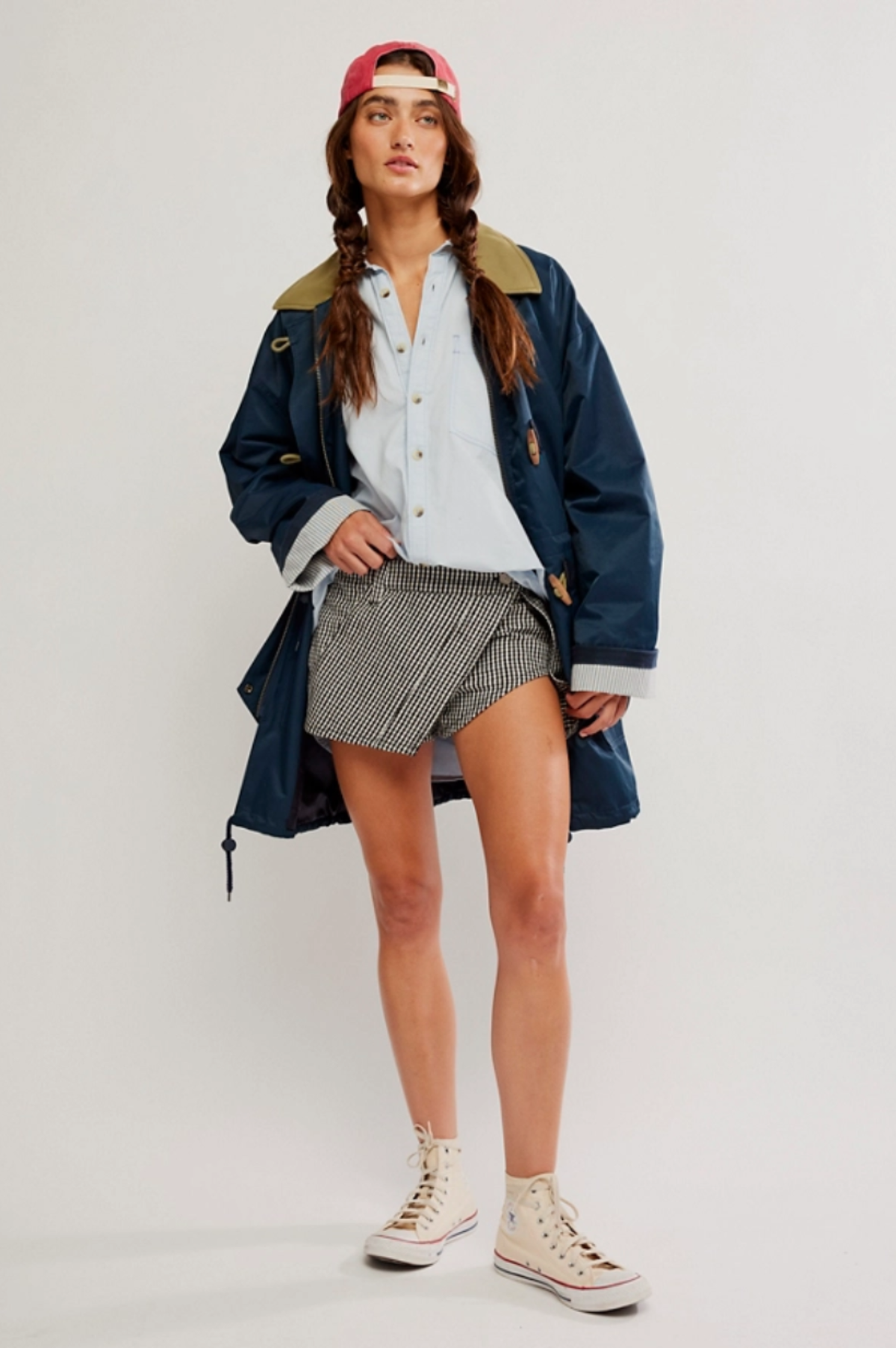 Georgie Gingham Micro Skort