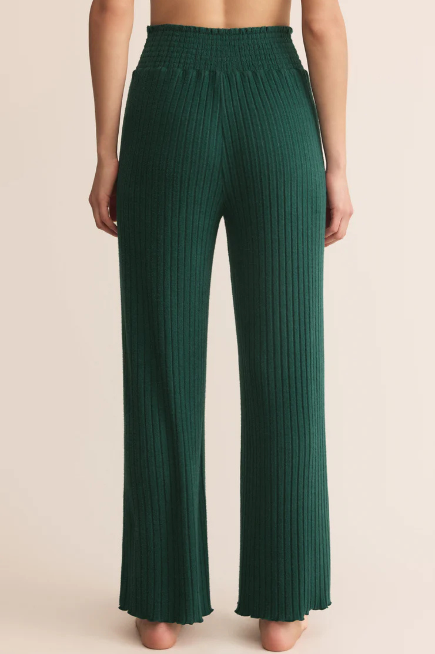 Dawn Smocked Rib Pant