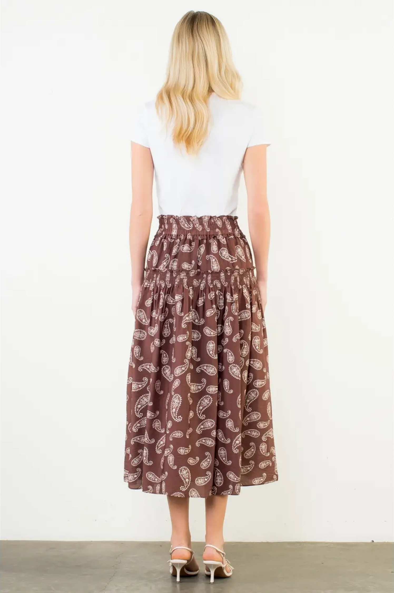 Dory Paisley Skirt