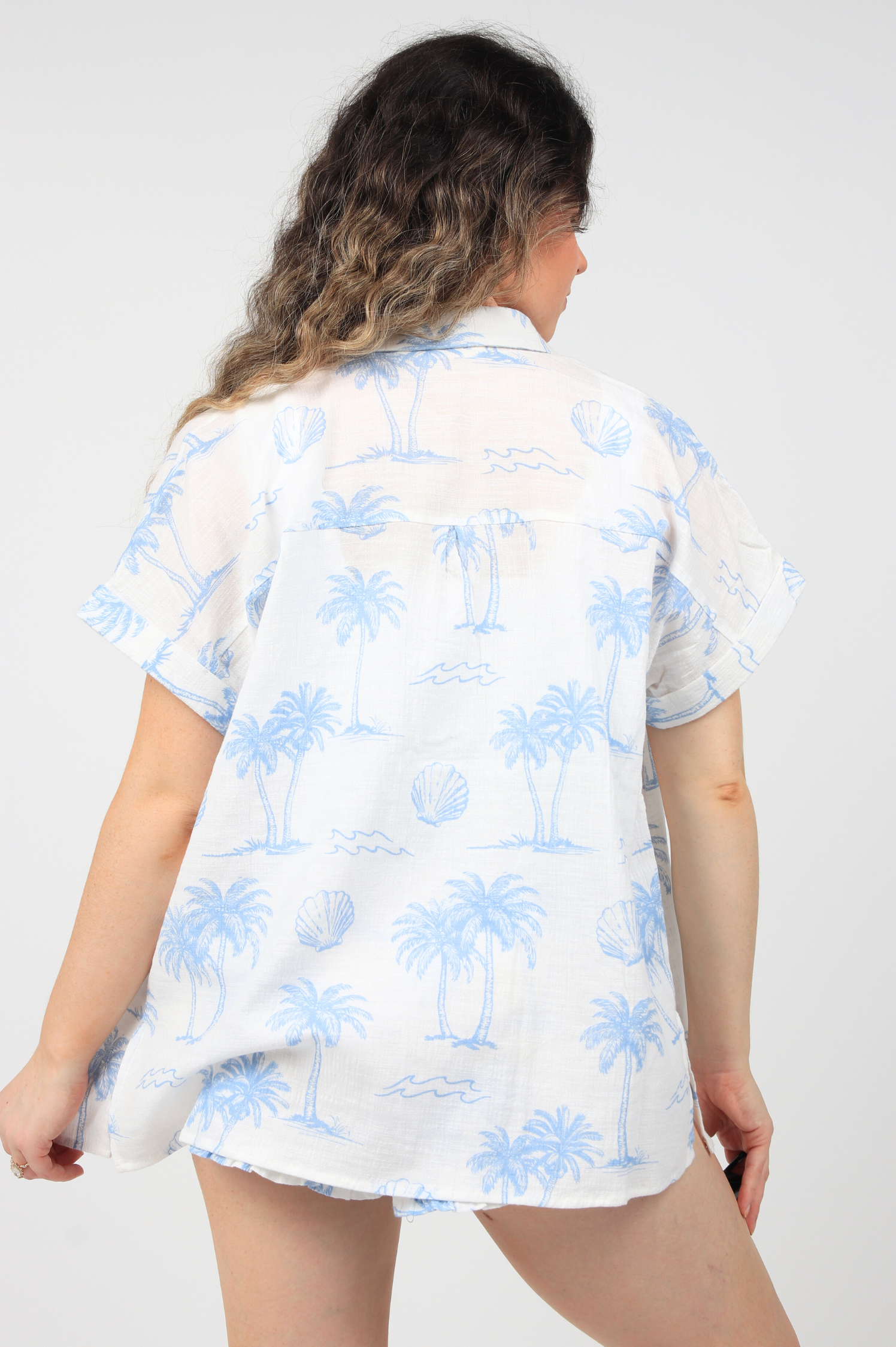 Kathryn Textured Button Up Shirt