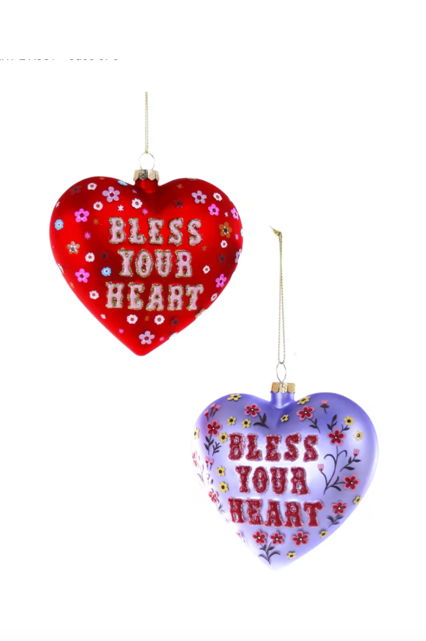 Bless Your Heart Christmas Oranament