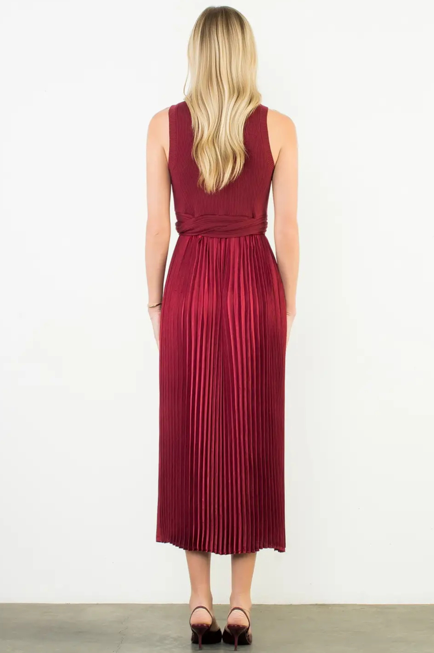 Bella Pleated Dress