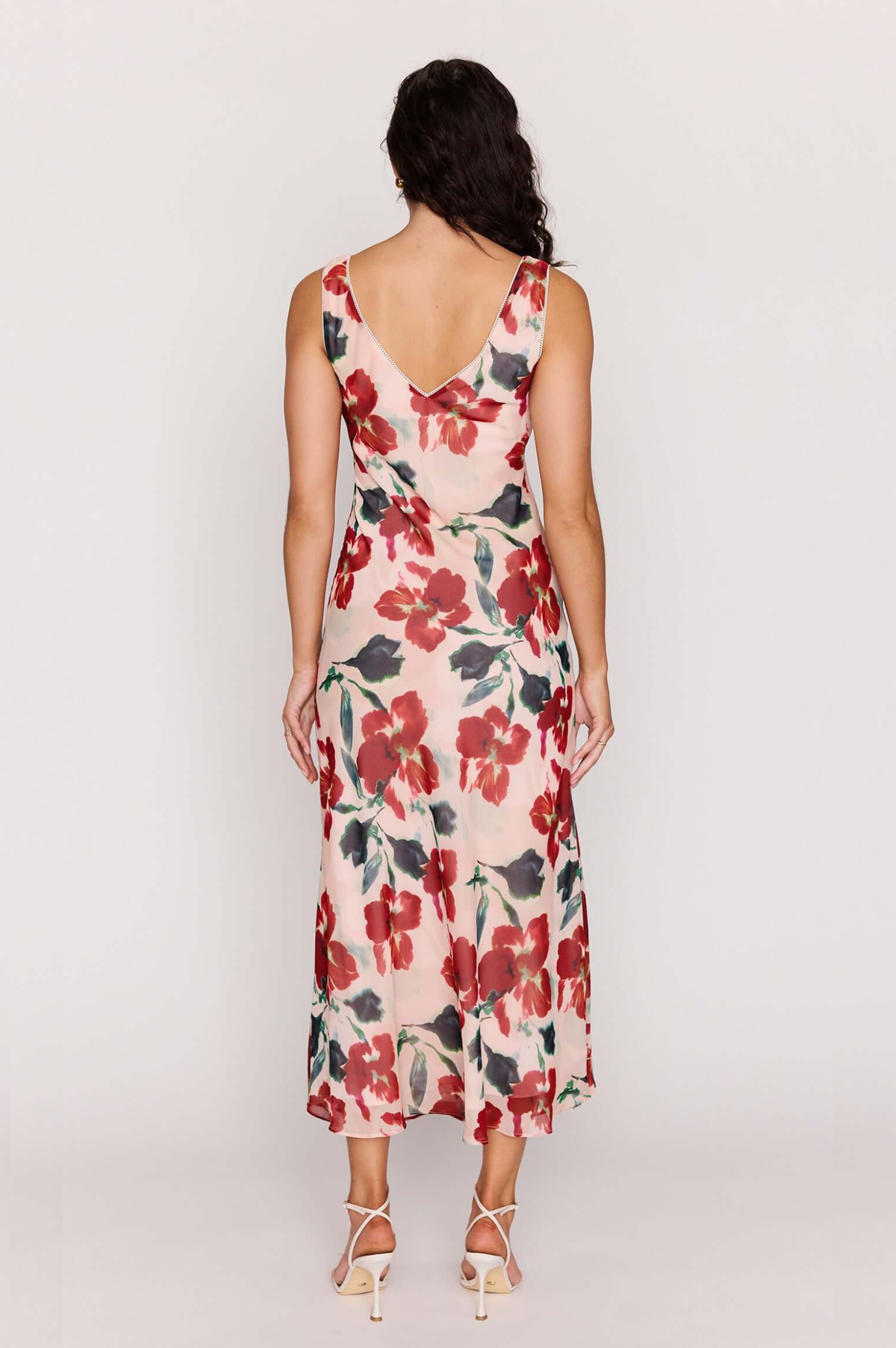 Arabella Bias Midi Dress