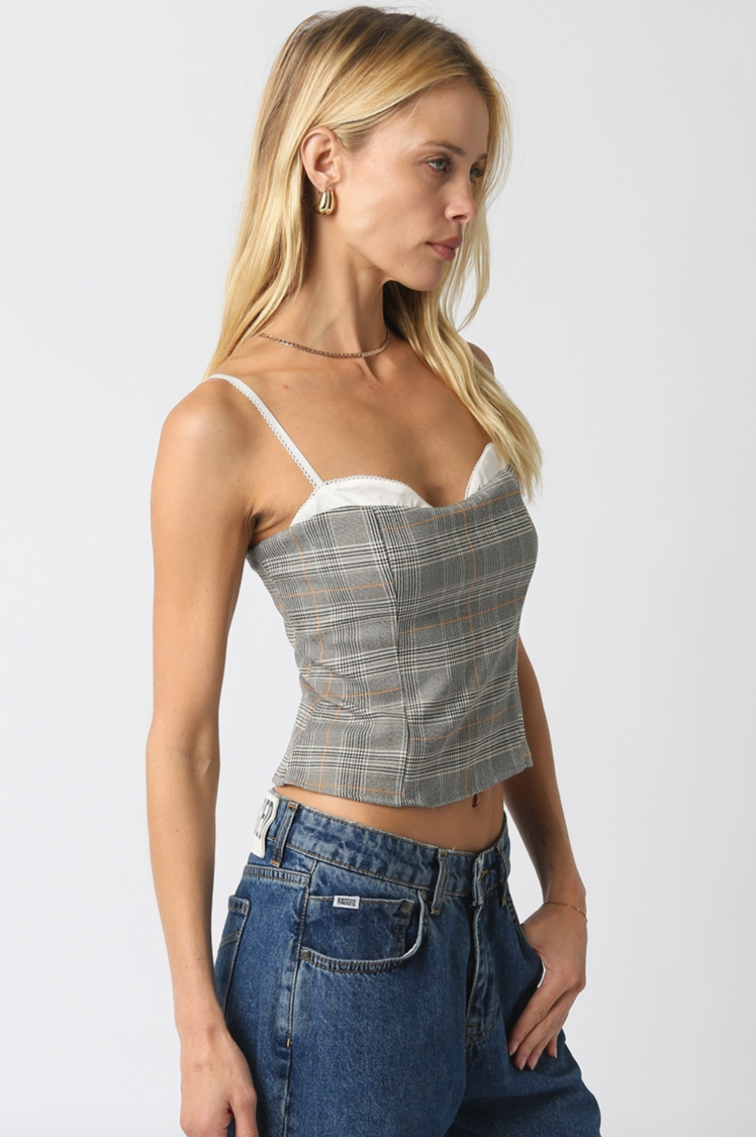 Miley Gingham Top