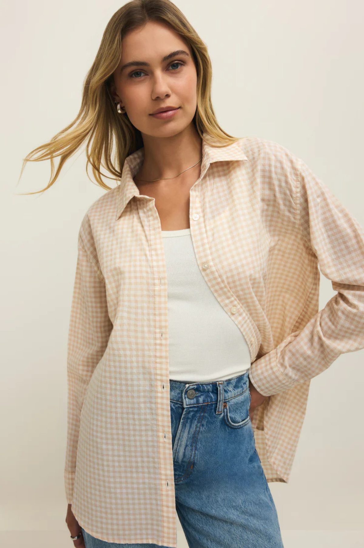 Seaport Button Up Top