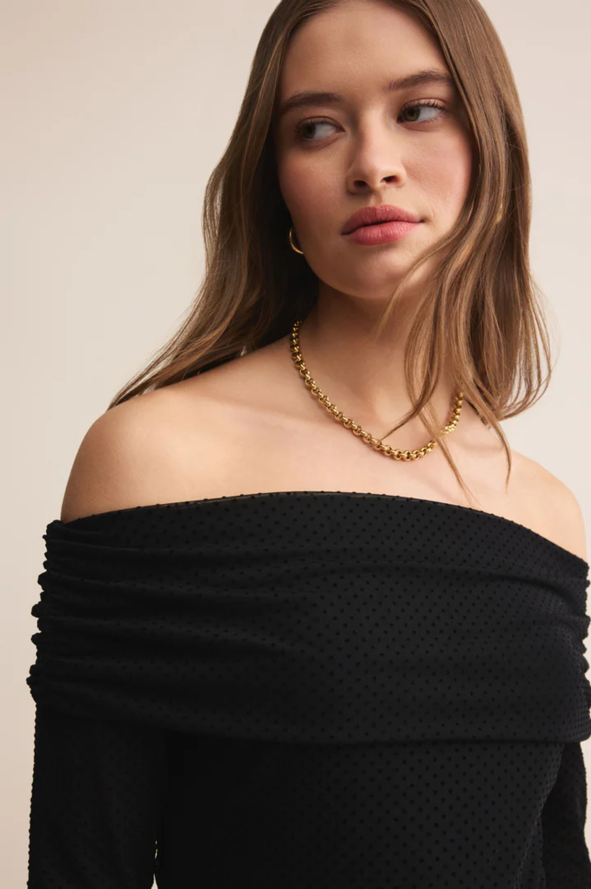 Whimsy Off Shoulder Mesh Top