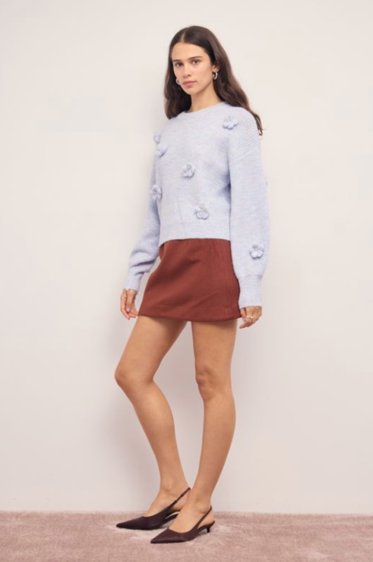 Vera Floral Applique Knit