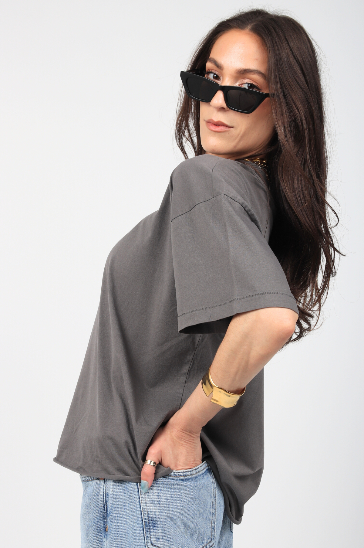 Oversized Crop Core Tee