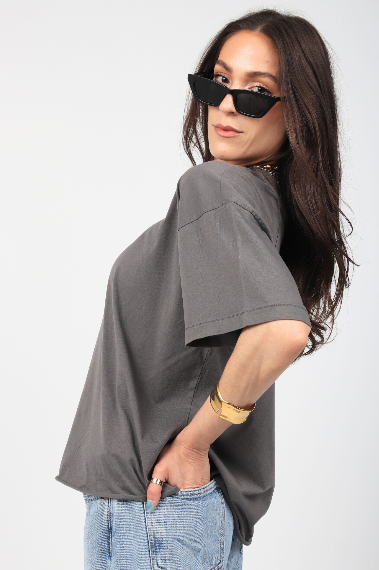 Oversized Crop Core Tee