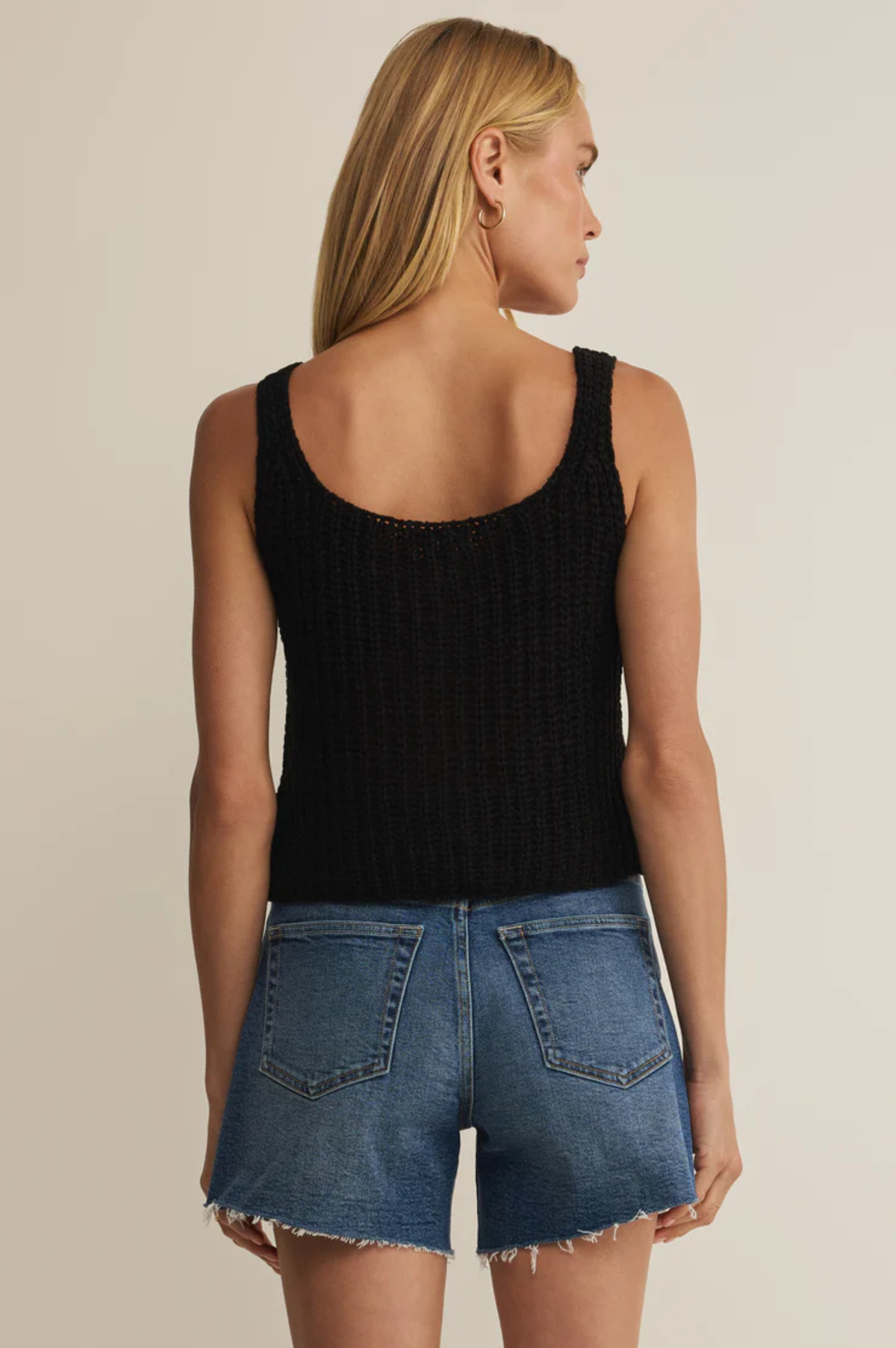 Tate Lace Up Sweater Top