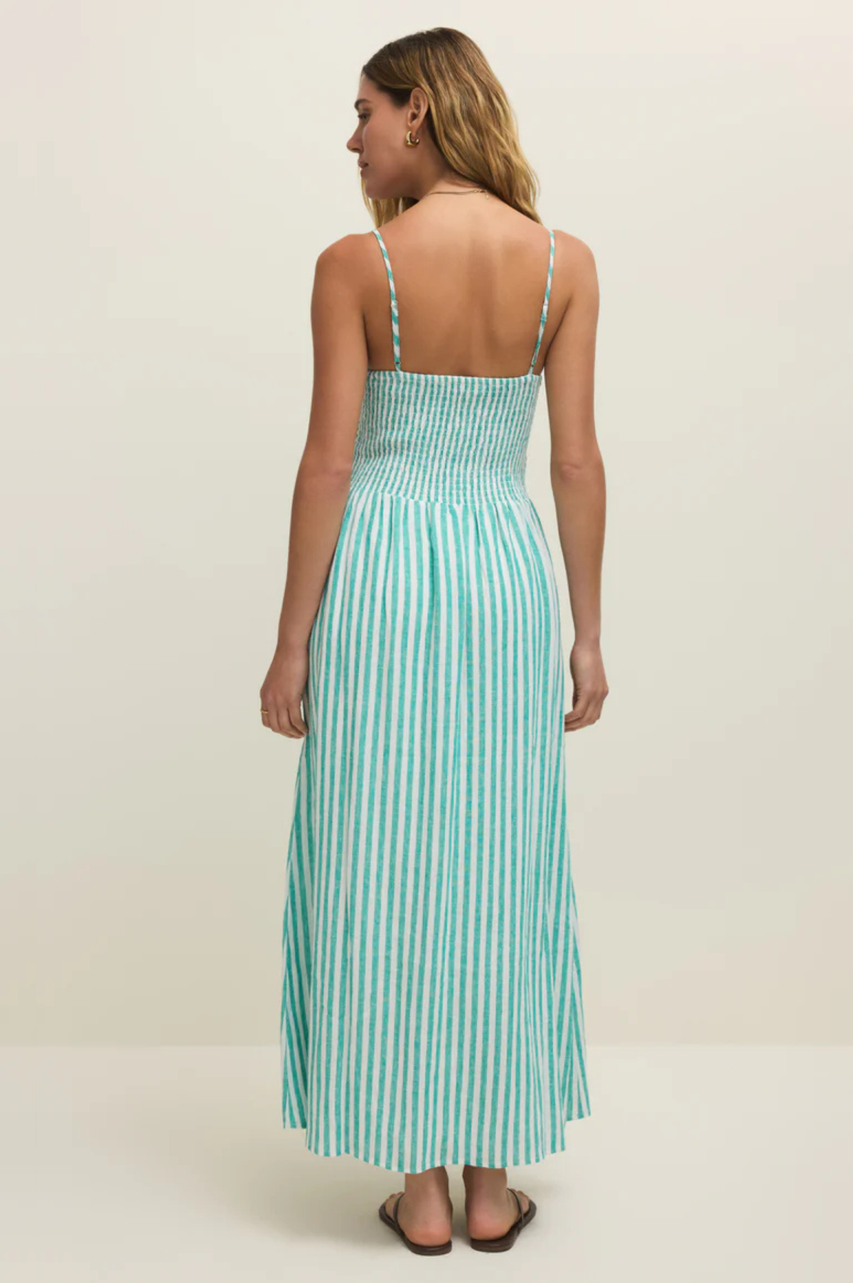 Bayside Linen Maxi Dress