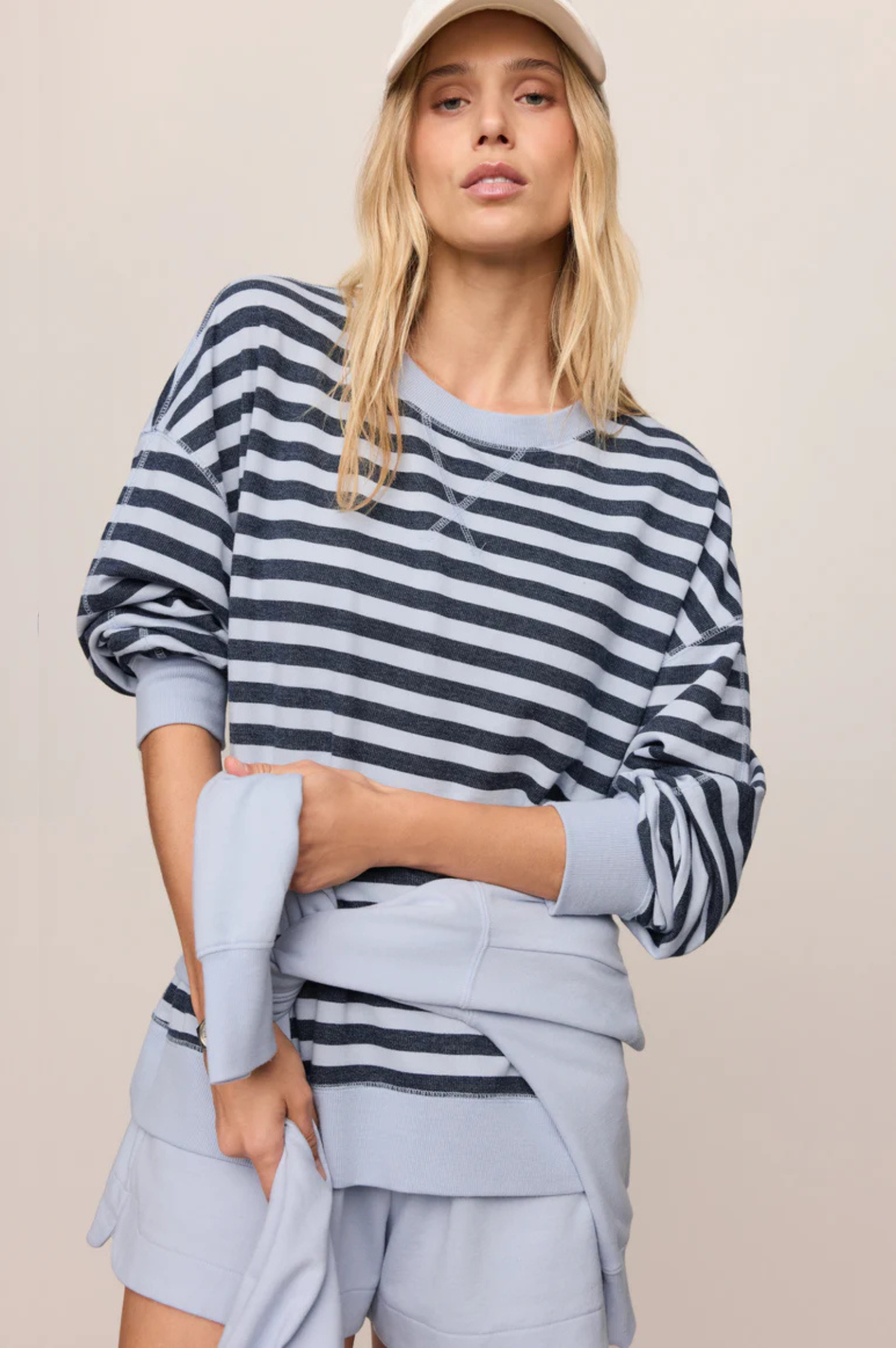 Everyday Striped Crew