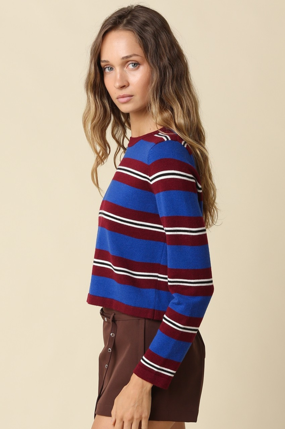 ADDISON STRIPE KNIT TOP
