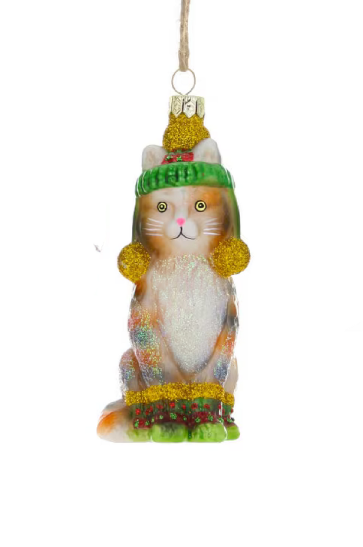Festive Kitty Christmas Ornament