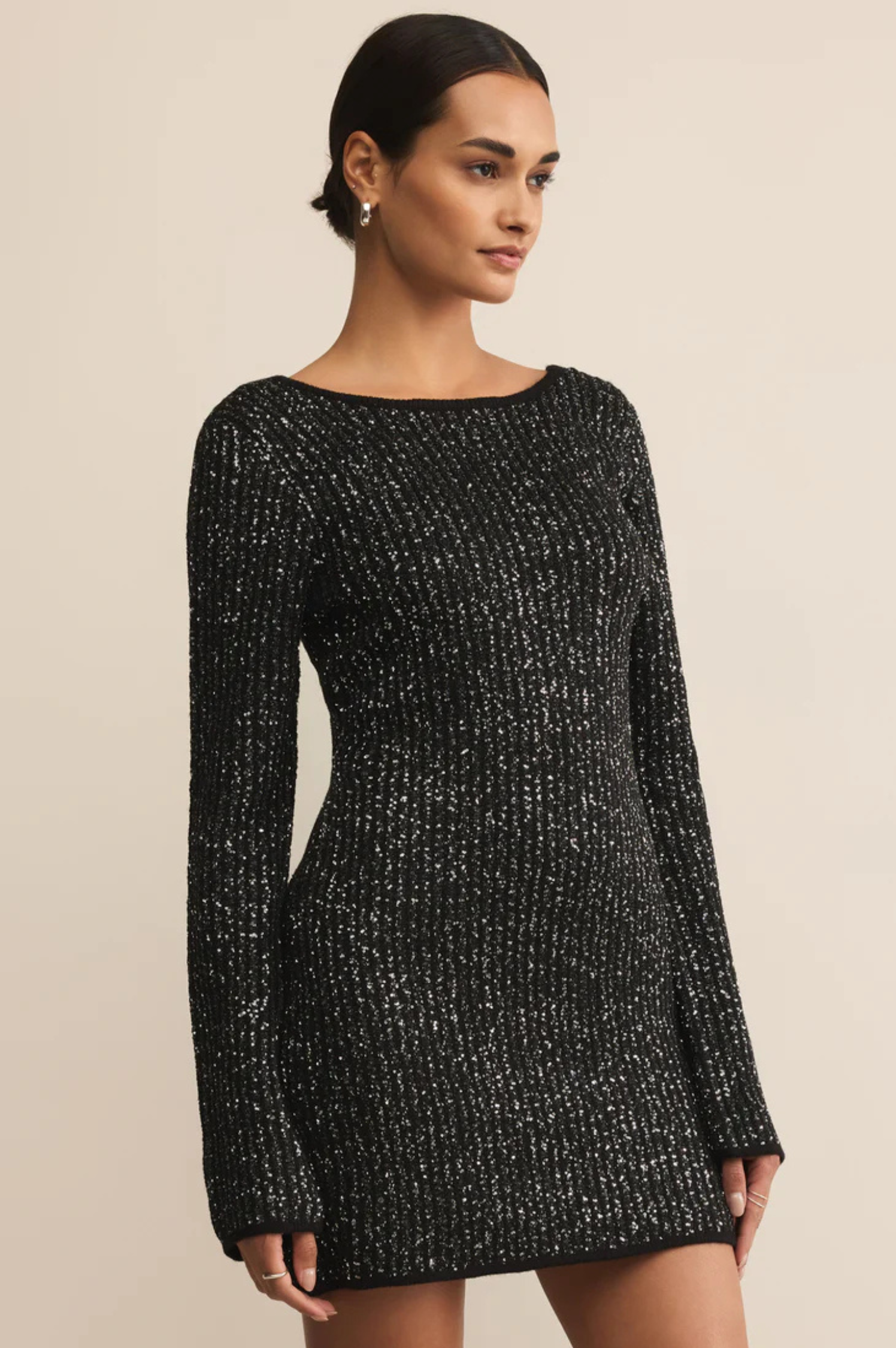 La Marca Sequin Mini Dress