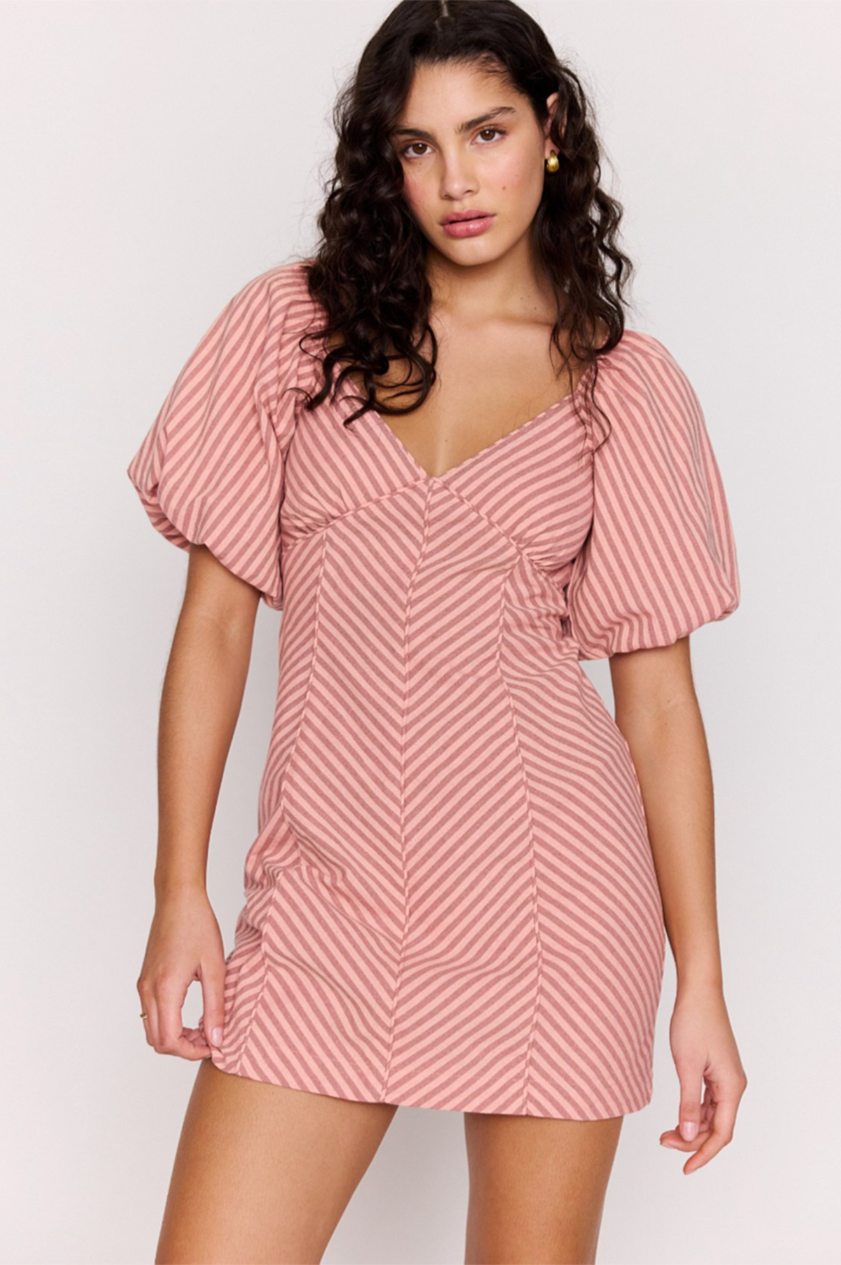 Paloma Puff Sleeve Mini Dress