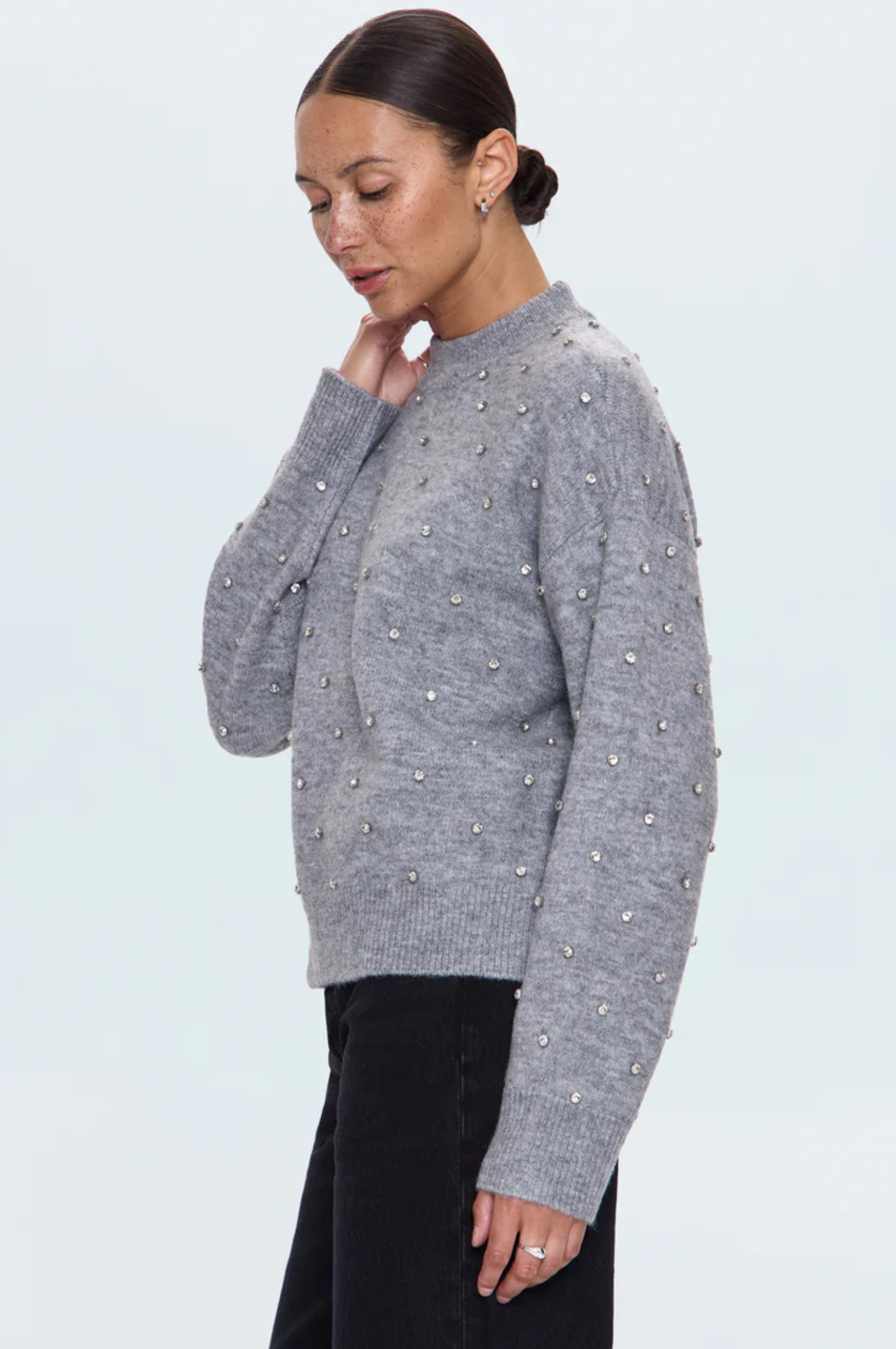 Aura Relaxed Crew Neck Sweater