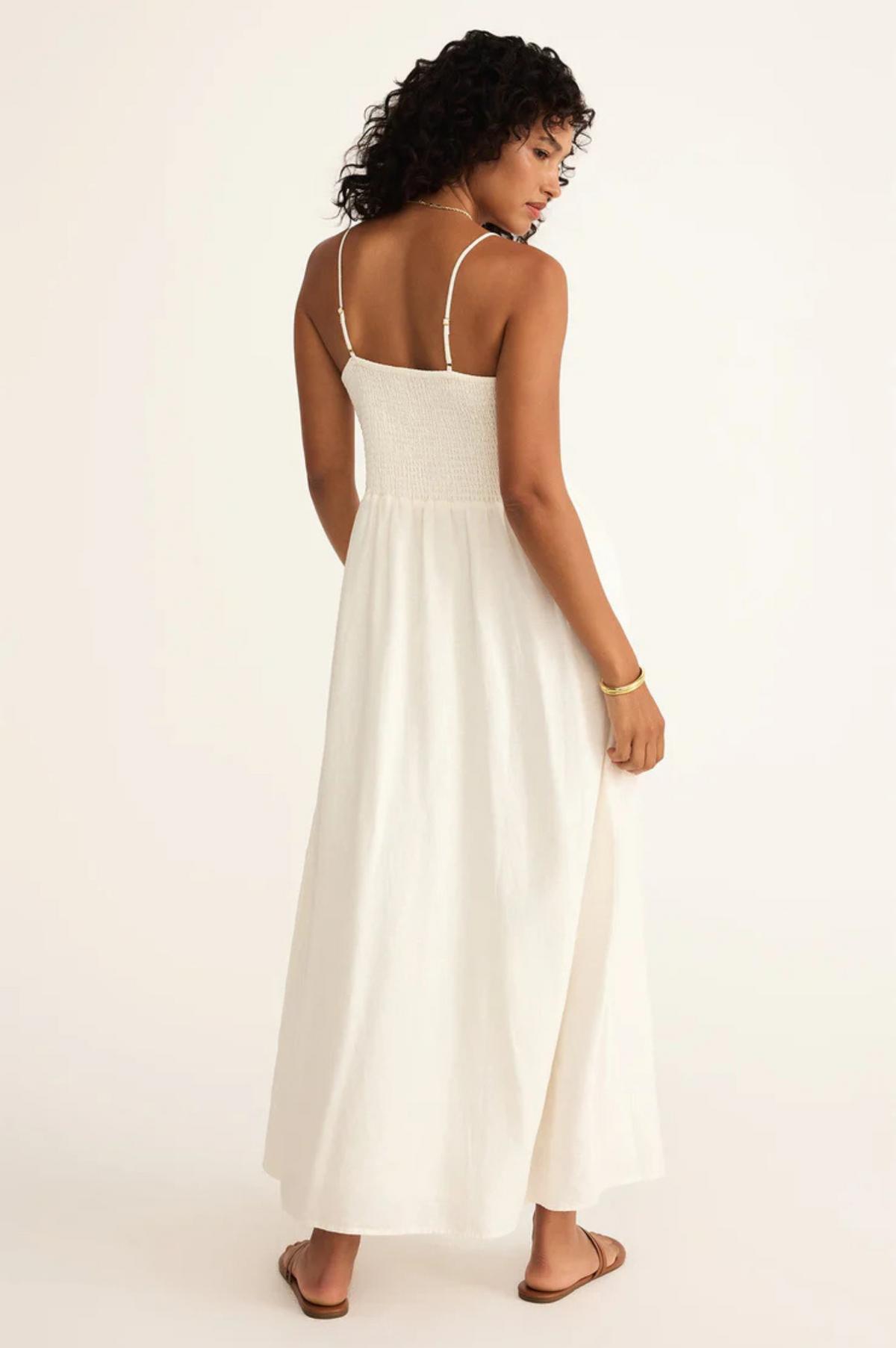 Bayside Linen Maxi Dress