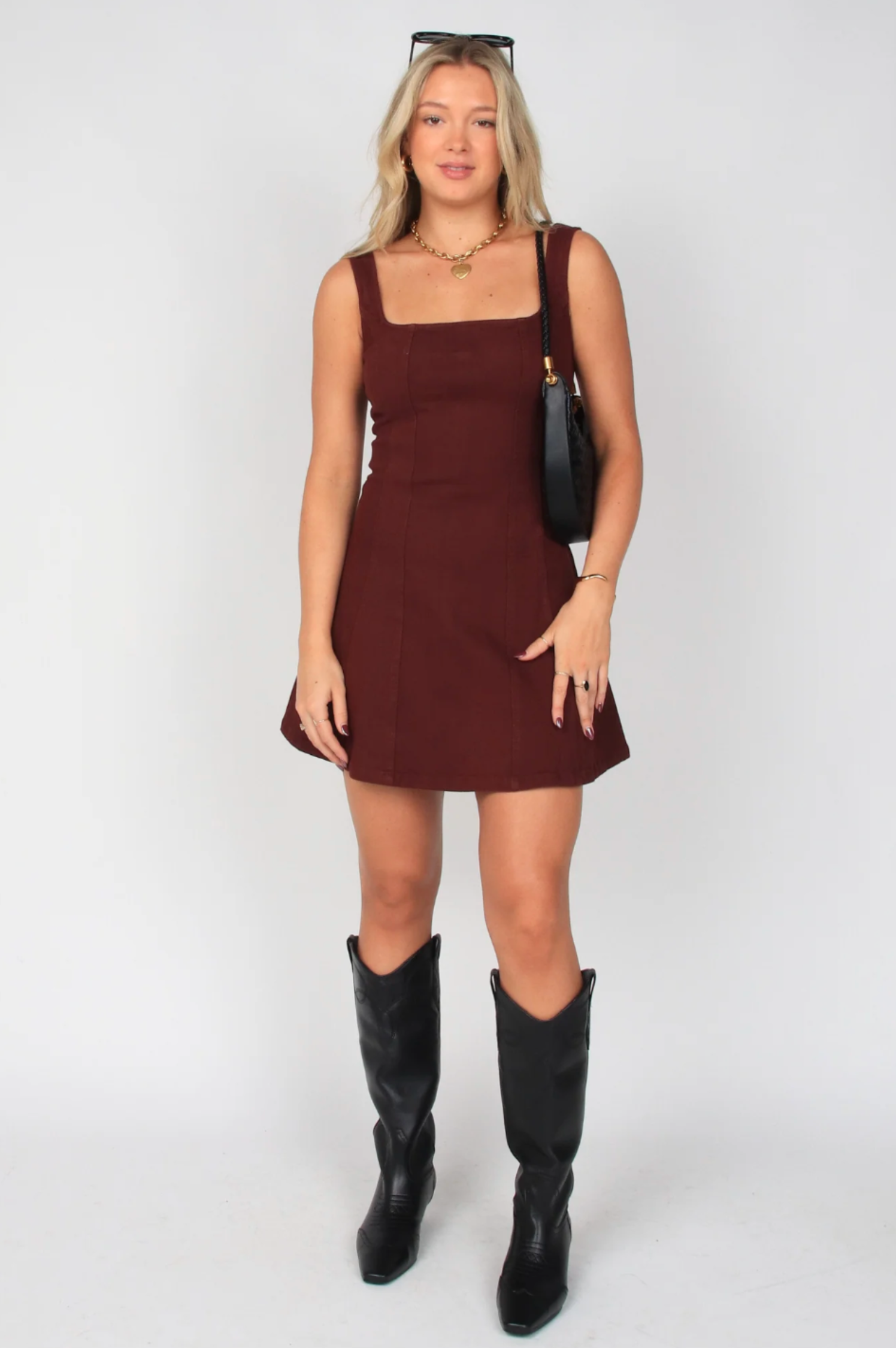 Cate Flared Mini Dress