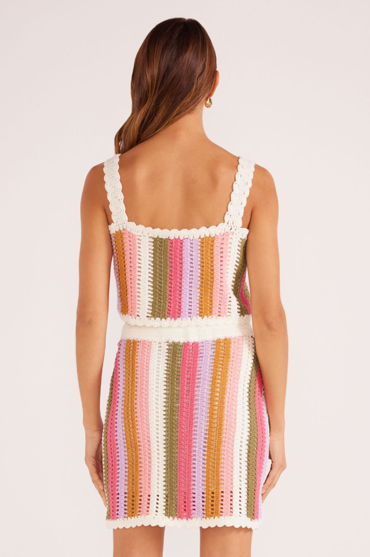 Lito Stripe Crochet Top