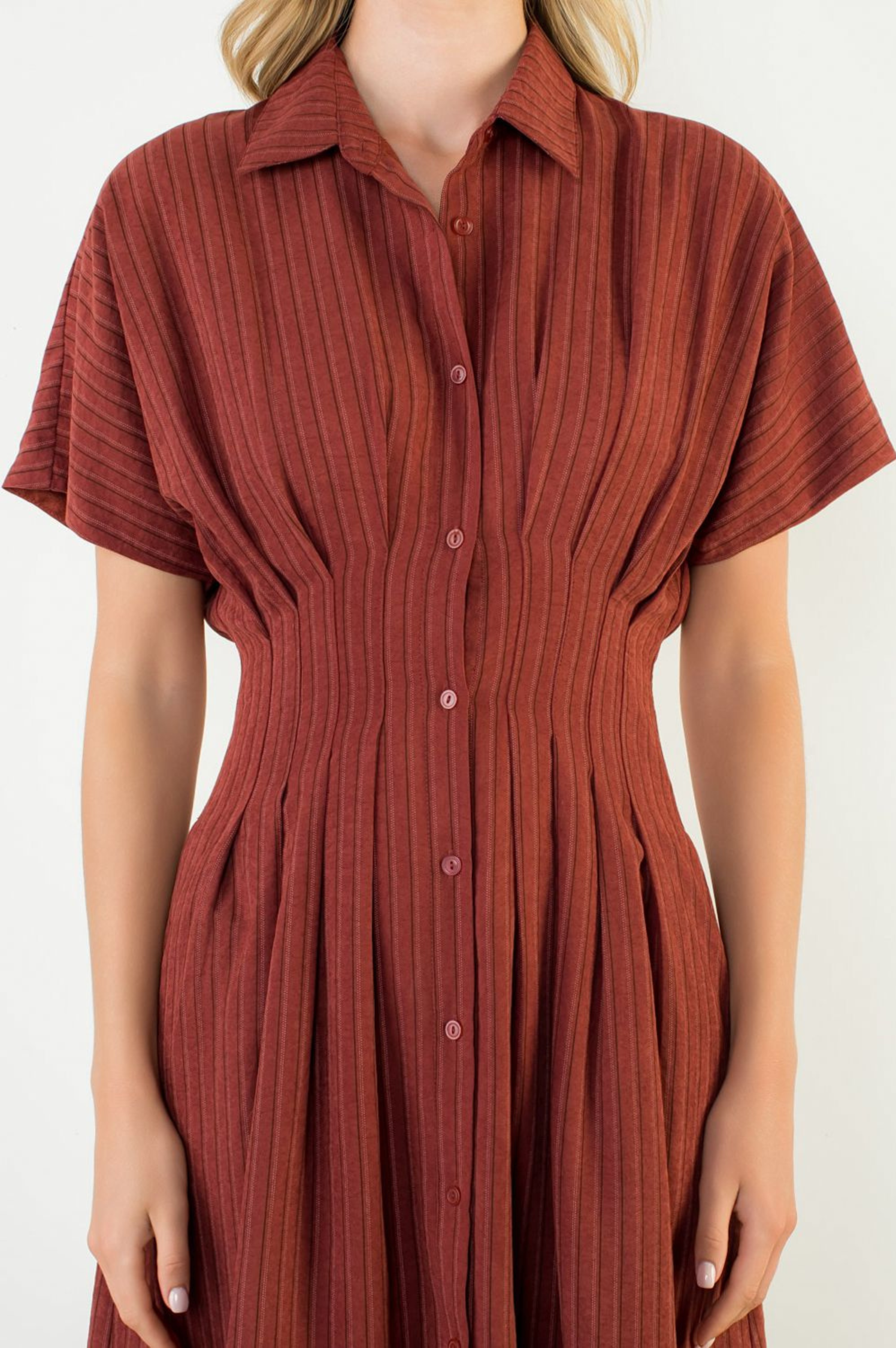 Colleen Button Front Maxi Dress