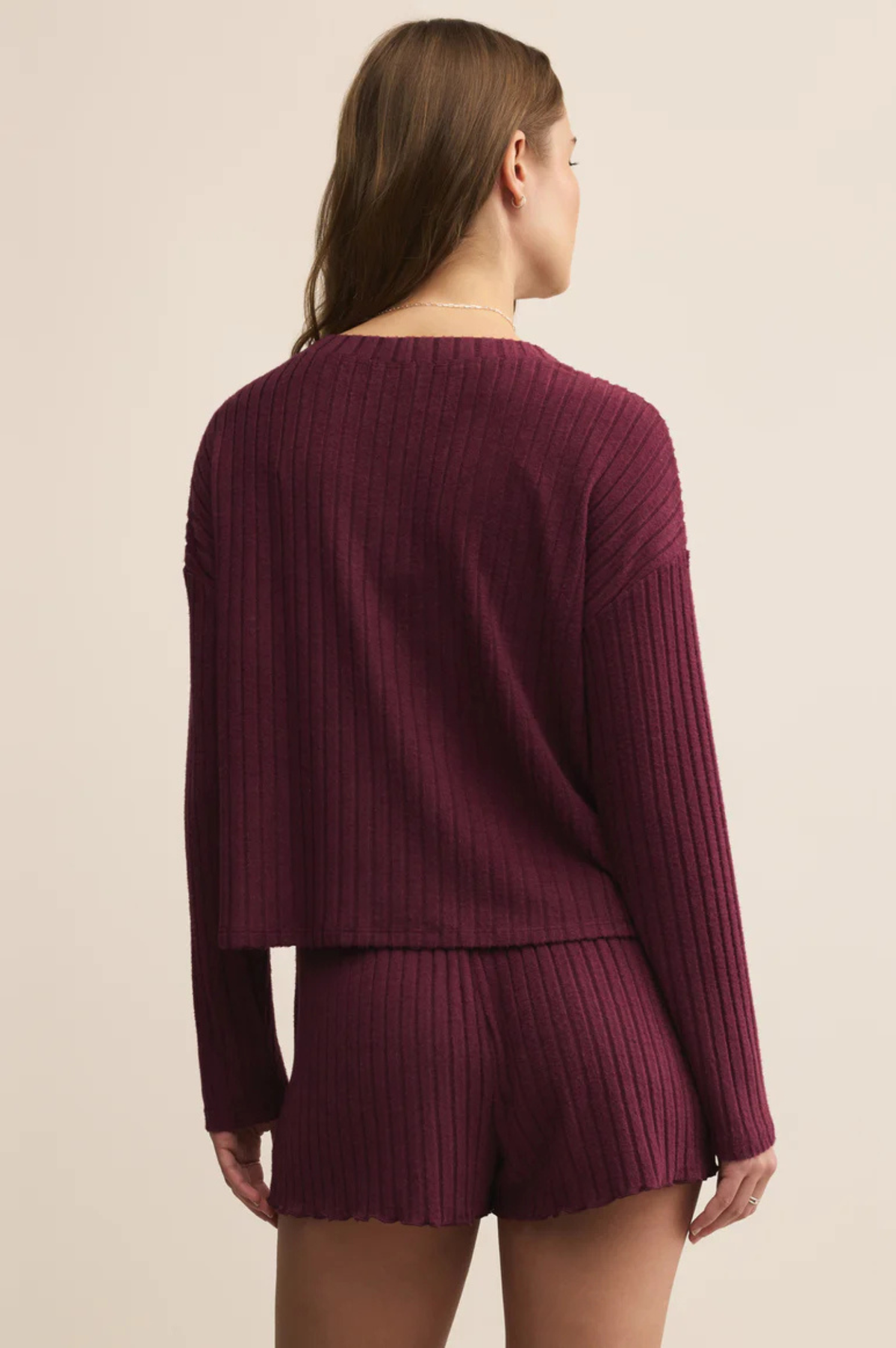 Mara Silky Rib Cardigan