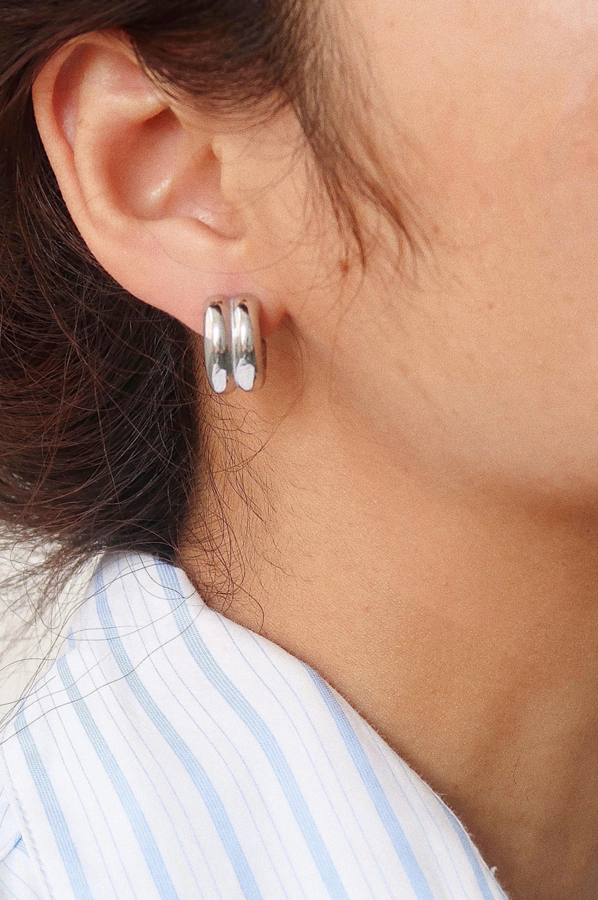 Emma Double Hoop Earring