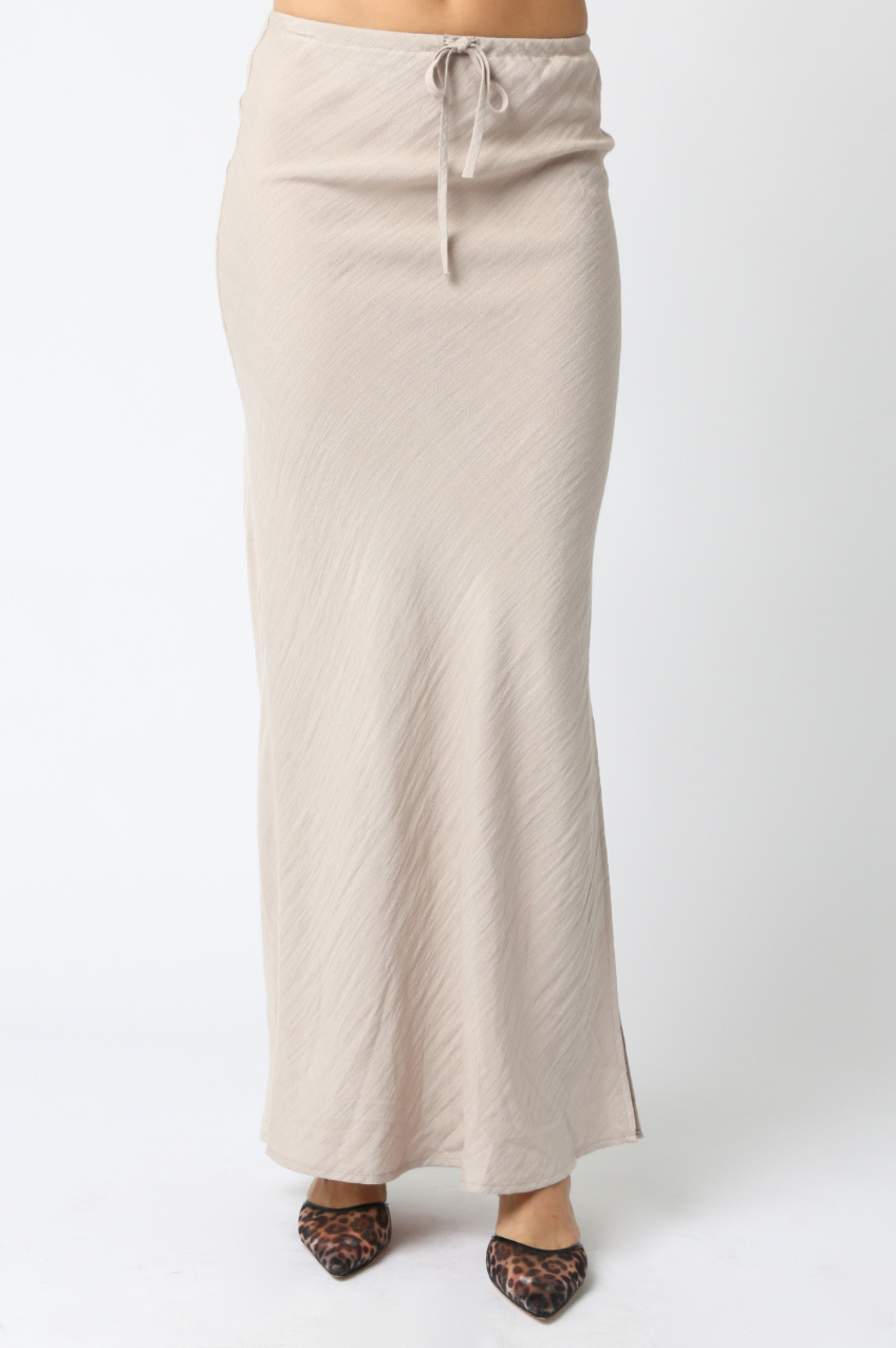 Maya Linen Maxi Skirt