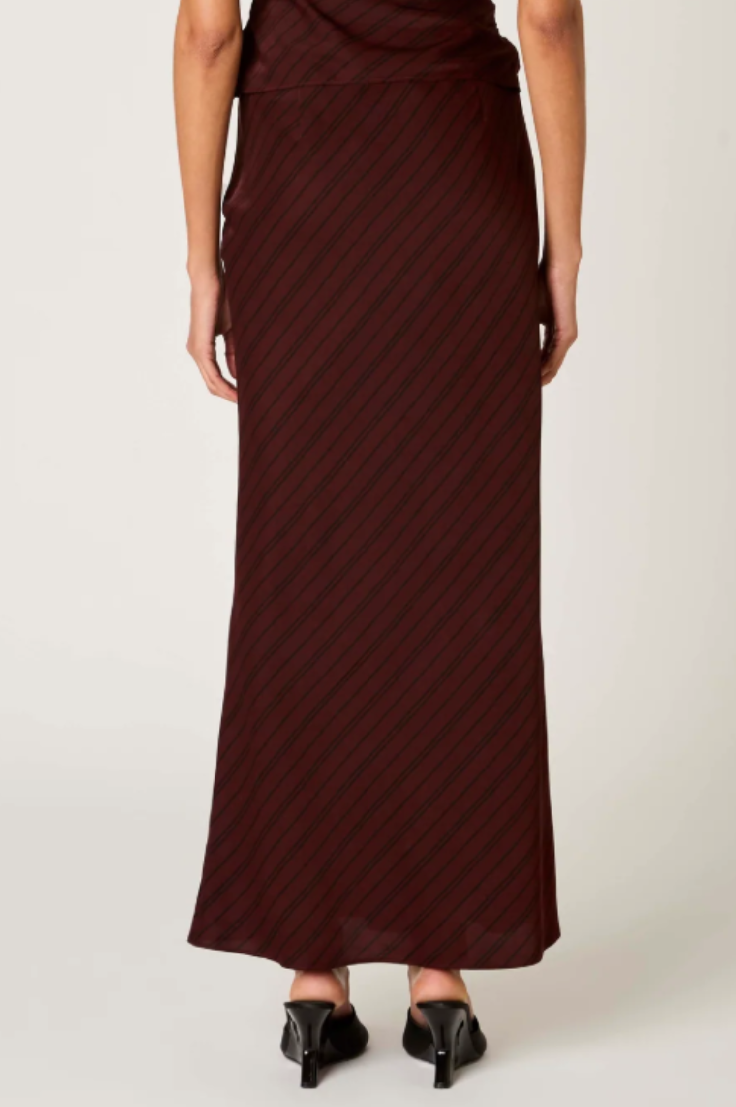 Oxblood Ravello Skirt