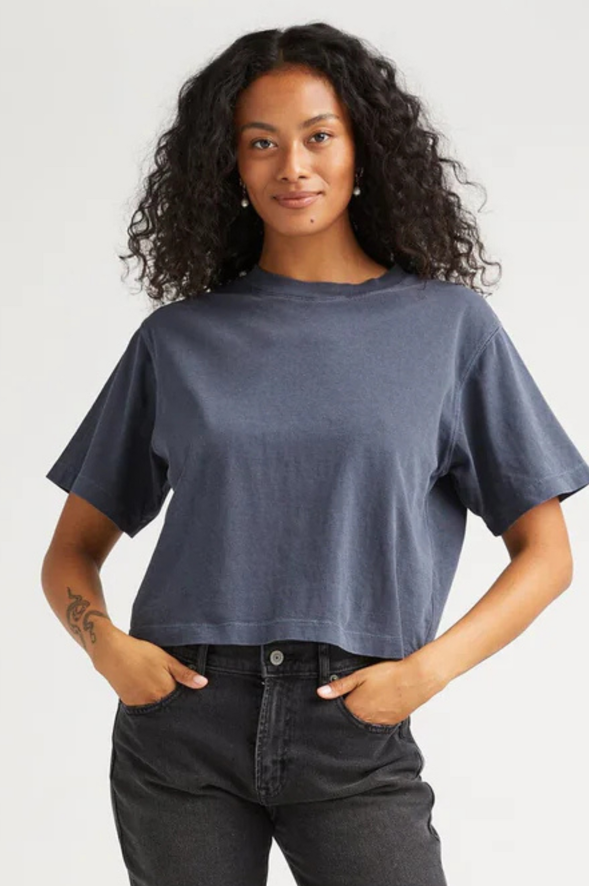 Relaxed Crop Tee