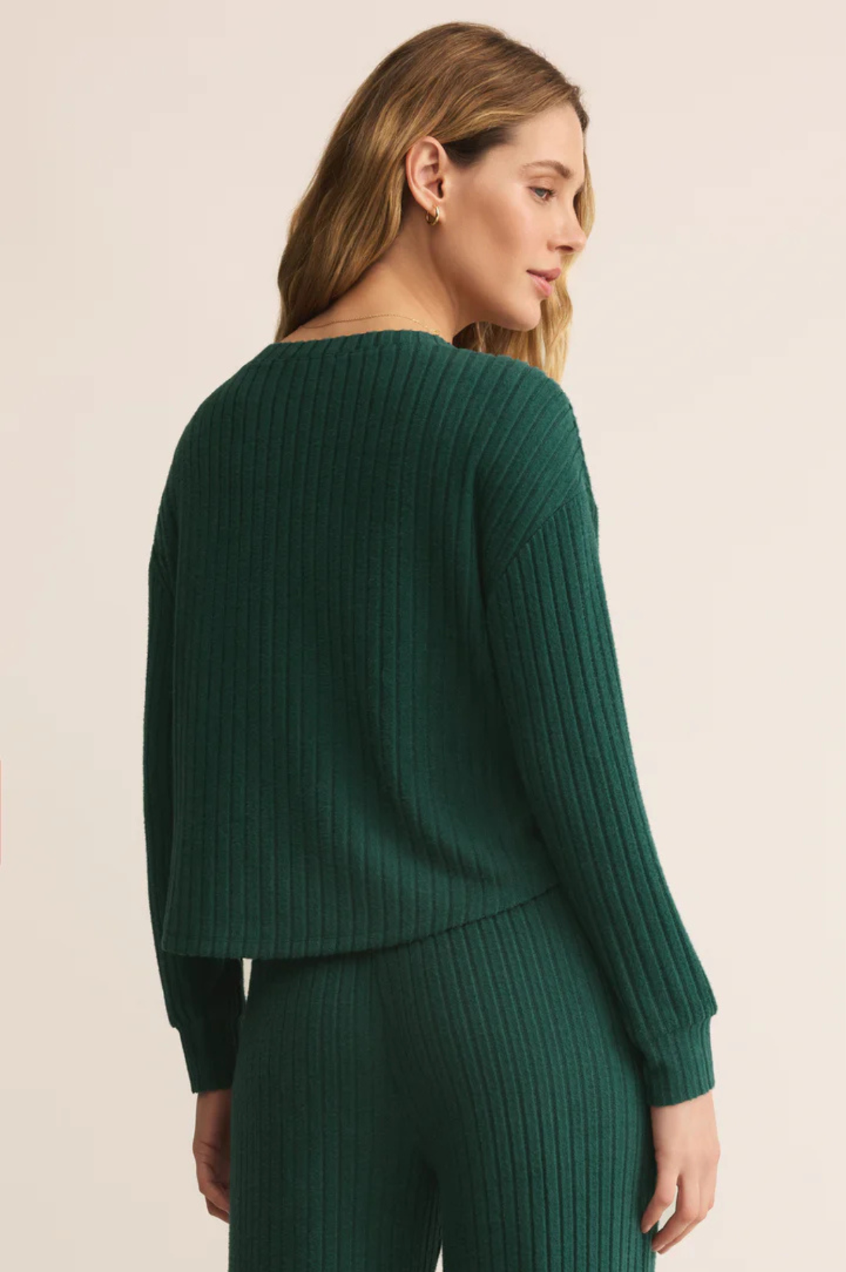Elfie Rib Long Sleeve Top