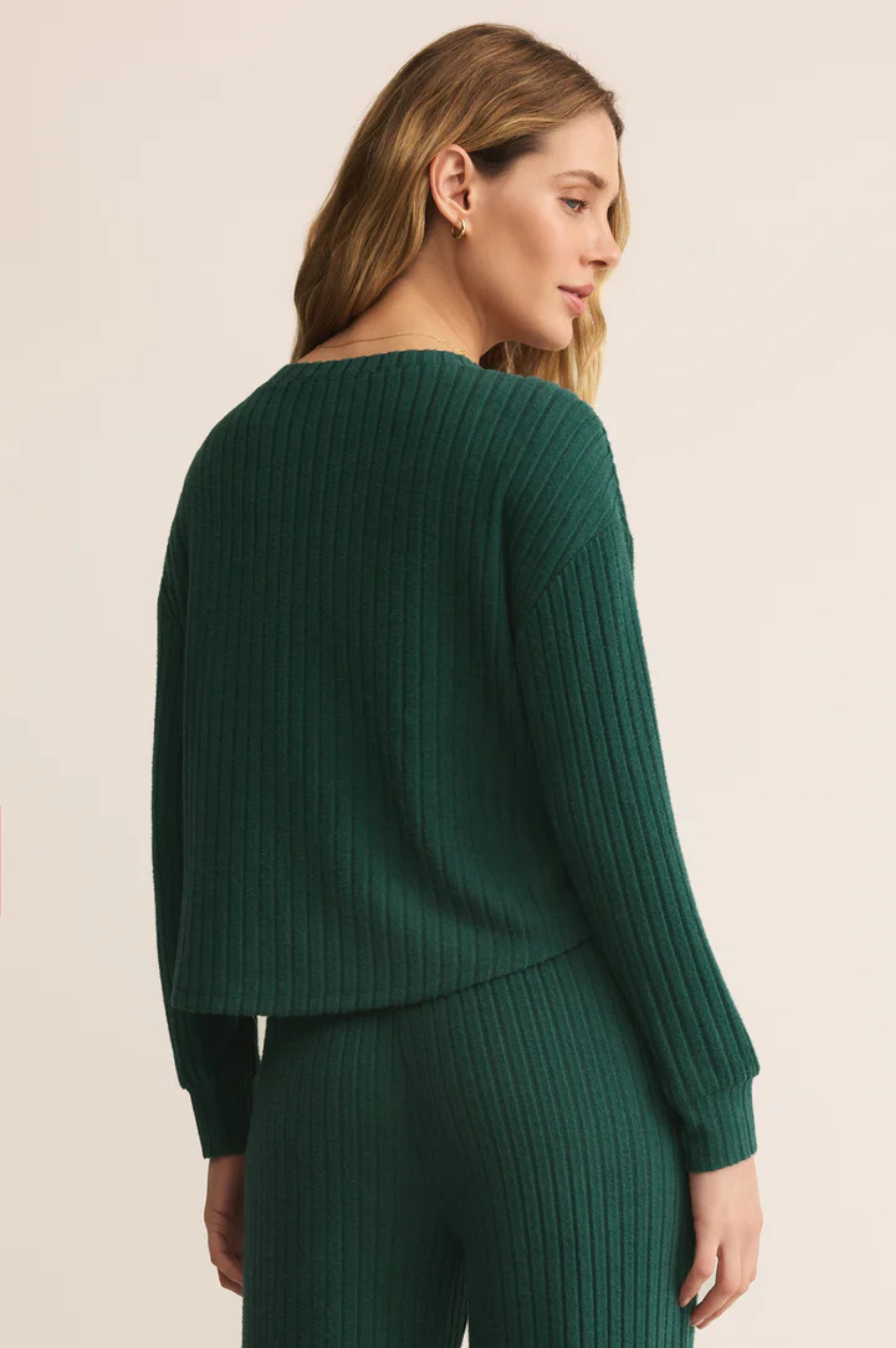 Elfie Rib Long Sleeve Top