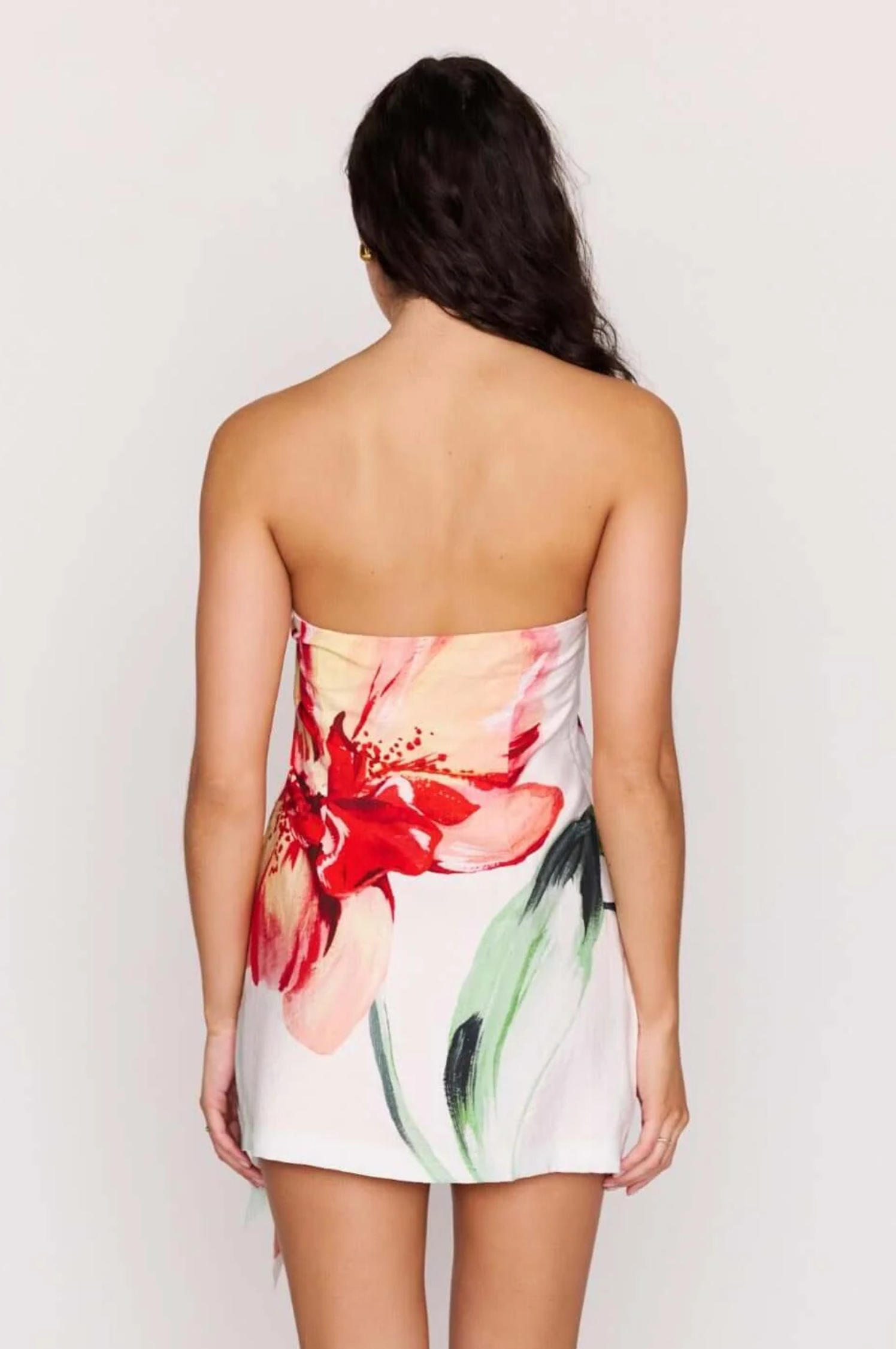 Zinnia Tie Side Mini Dress