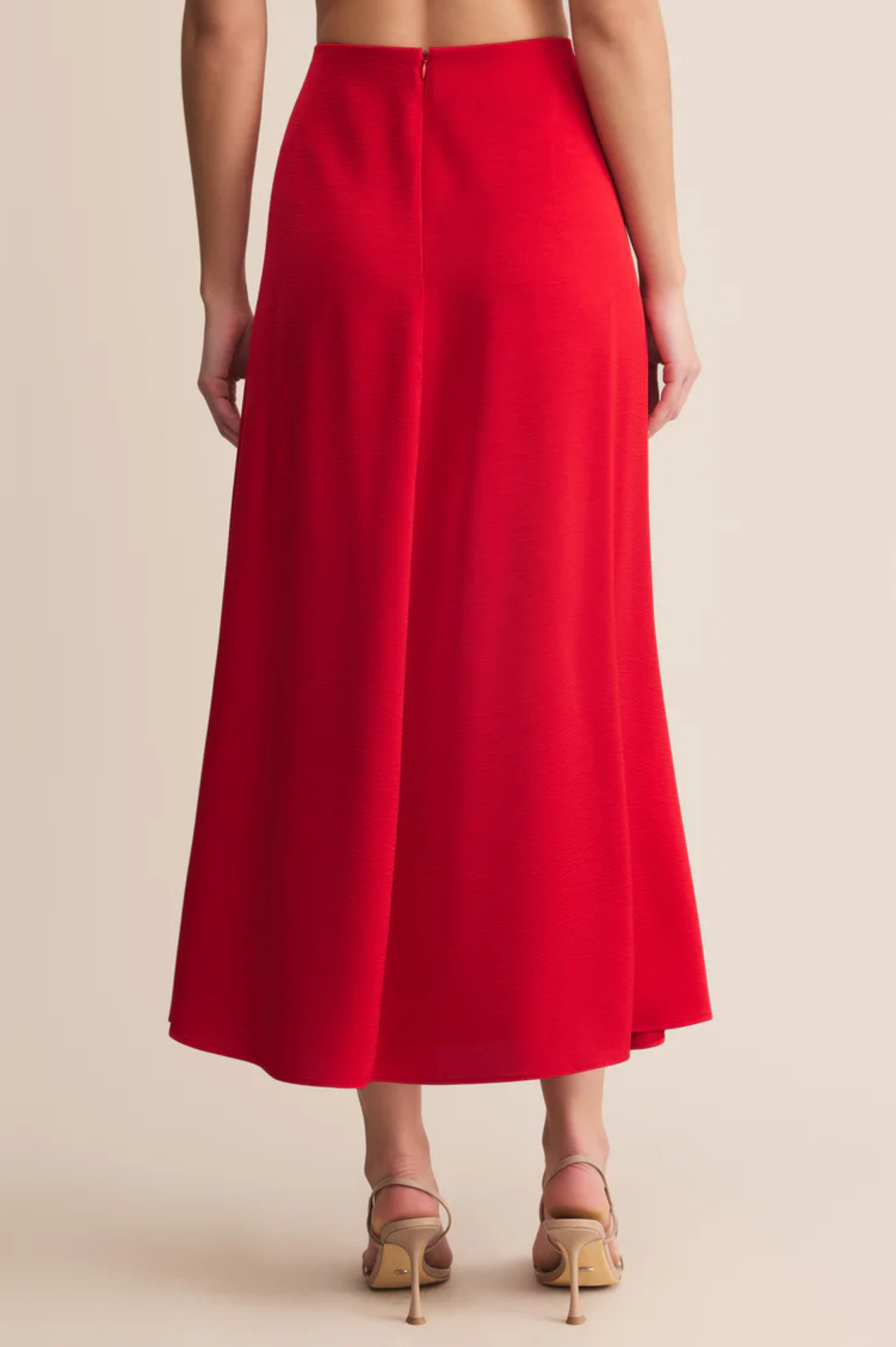 Northpointe Satin Midi Skirt