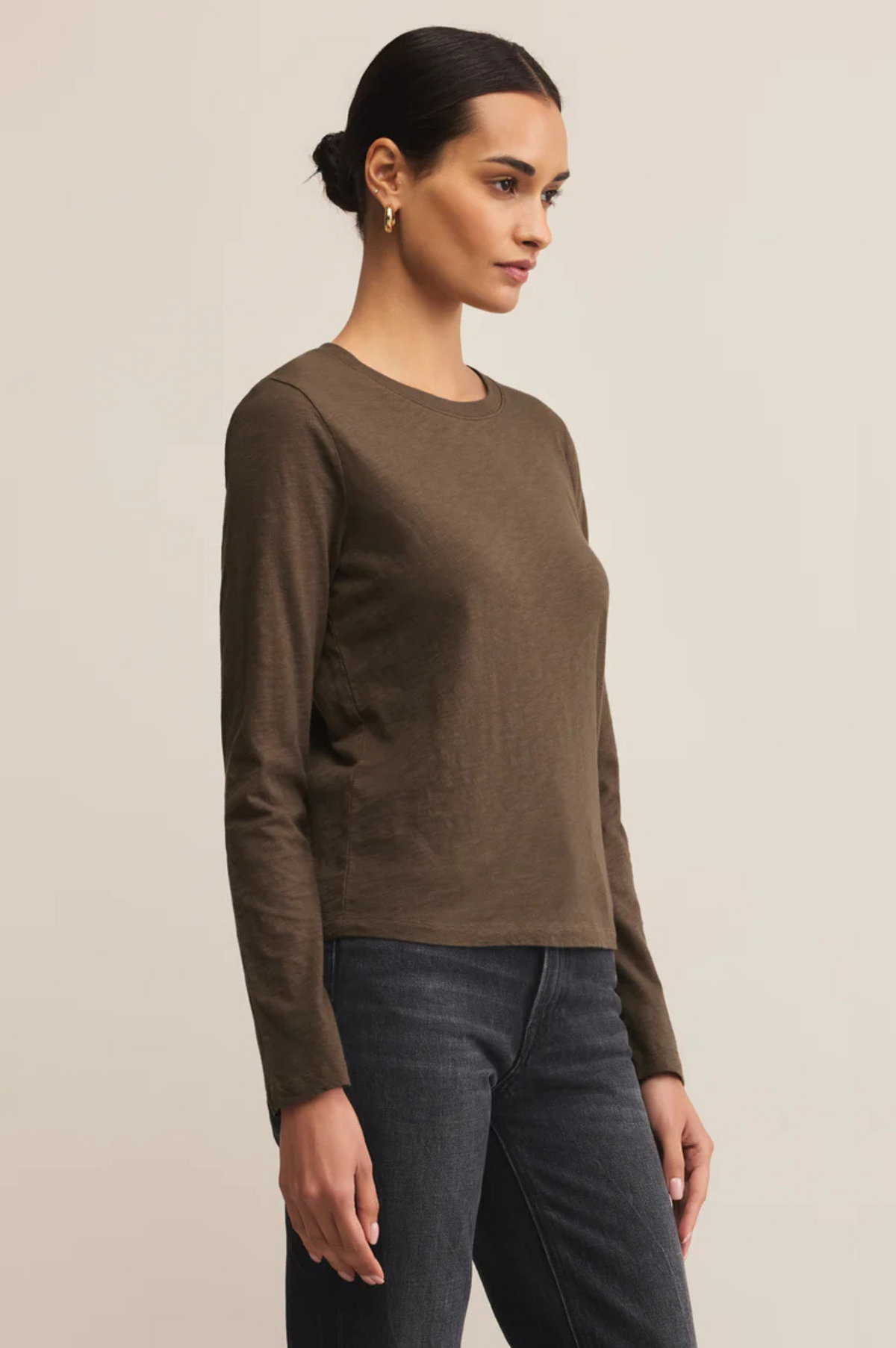 Modern Slub Long Sleeve Tee