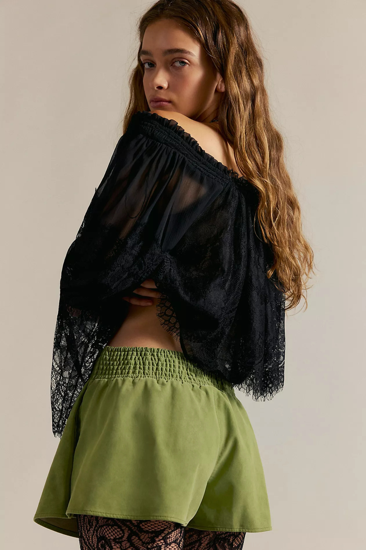 Paradise Found Suede Skort